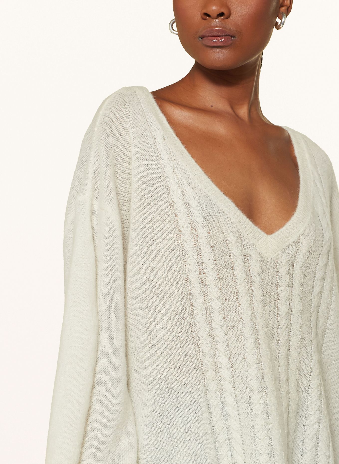 by Aylin Koenig Pullover ROMY mit Alpaka: ECRU