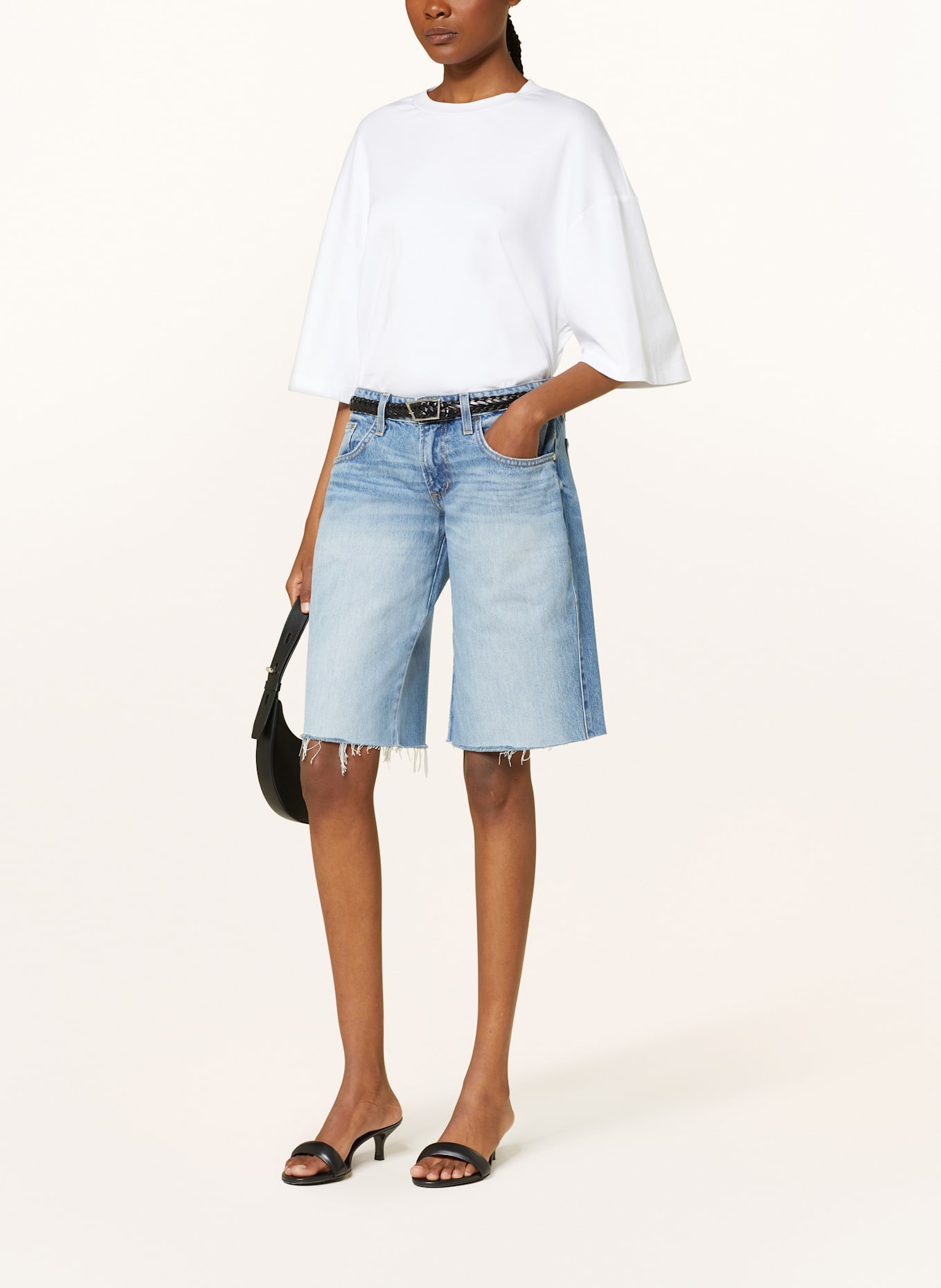 EB DENIM LOON denim shorts: LUC LUCA