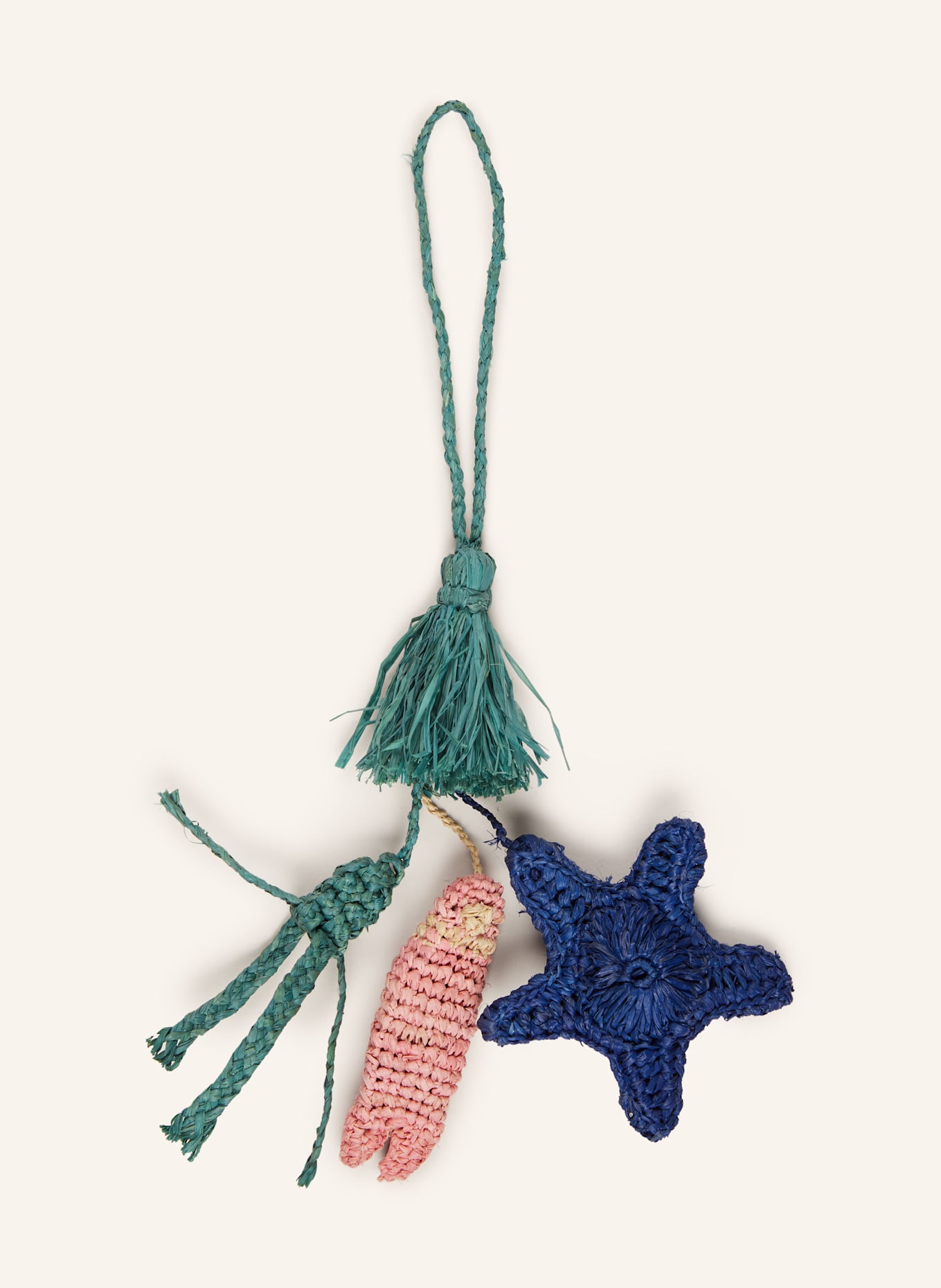 IBELIV Bag charm: GREEN / DARK BLUE / PINK