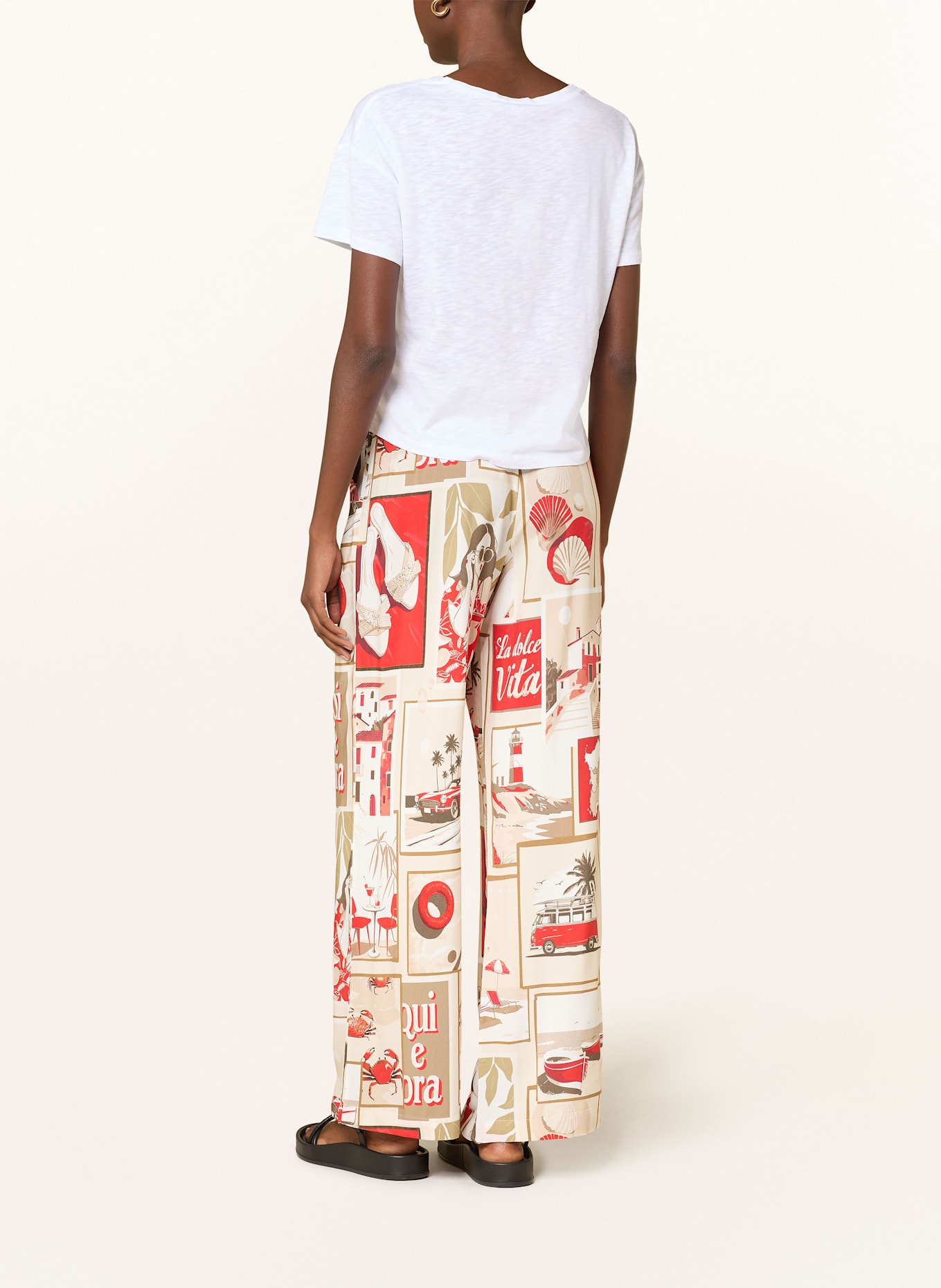 monari Hose: ROT / CREME / BEIGE