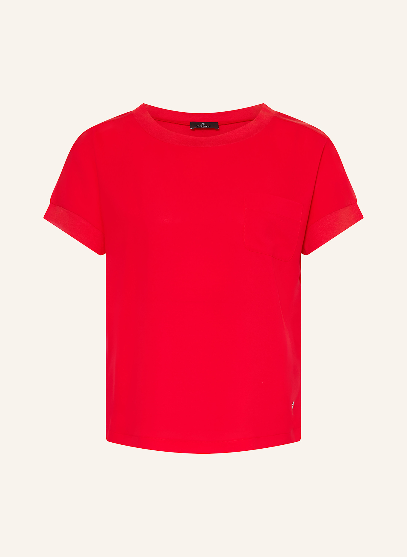 monari T-Shirt im Materialmix: ROT