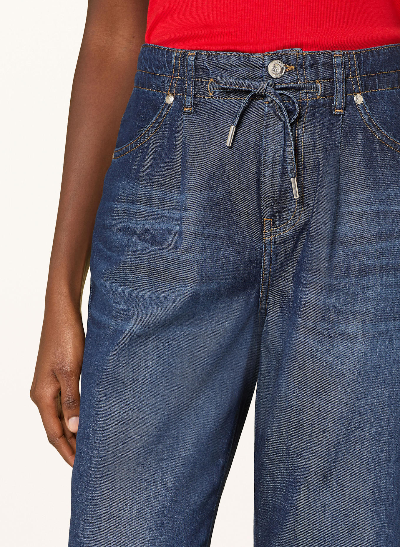 monari Straight Jeans: DUNKELBLAU