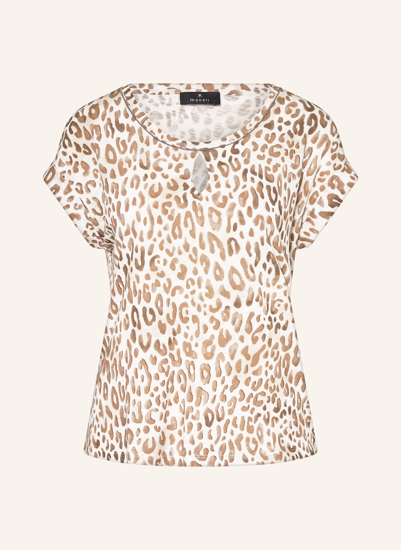 monari T-Shirt: CREME/ BRAUN/ DUNKELBRAUN