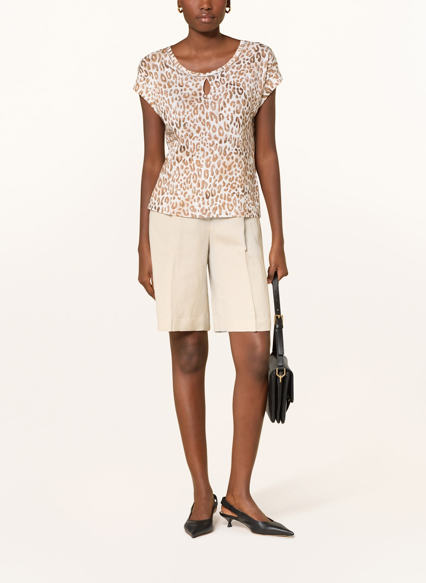 monari T-Shirt: CREME/ BRAUN/ DUNKELBRAUN