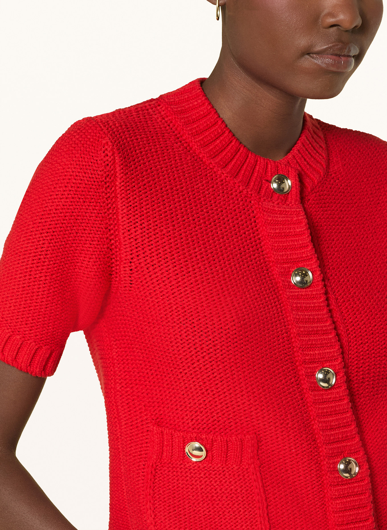 monari Strickjacke: ROT