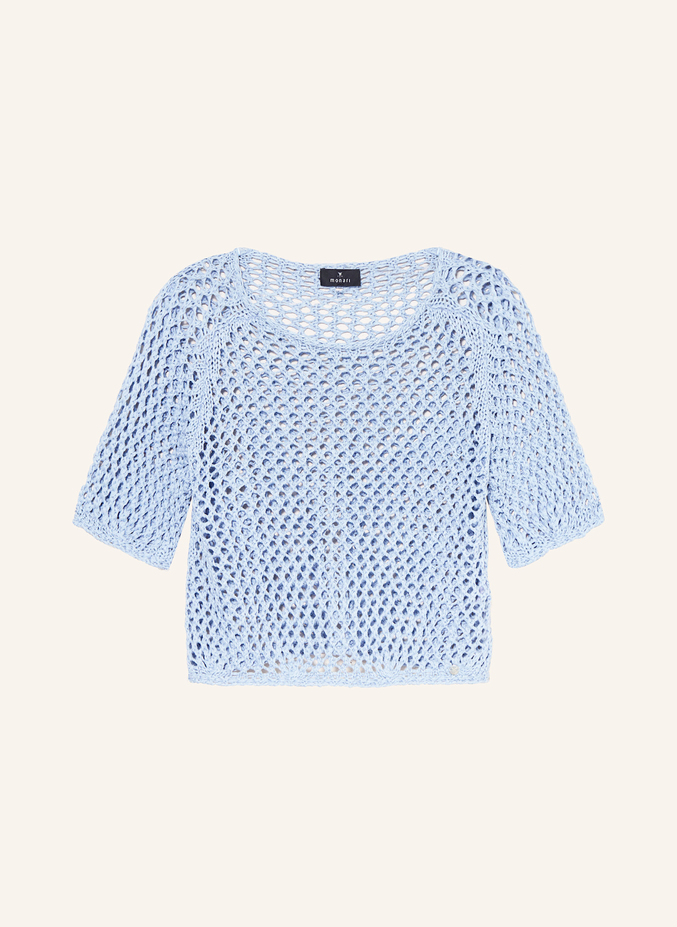 monari Strickshirt: HELLBLAU