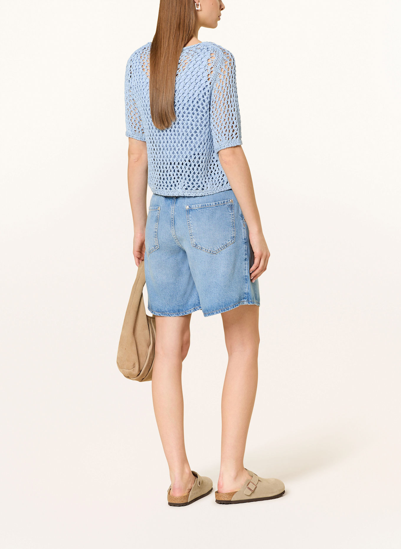 monari Strickshirt: HELLBLAU