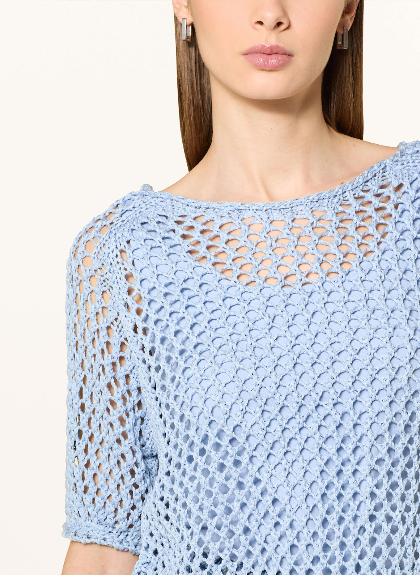 monari Strickshirt: HELLBLAU