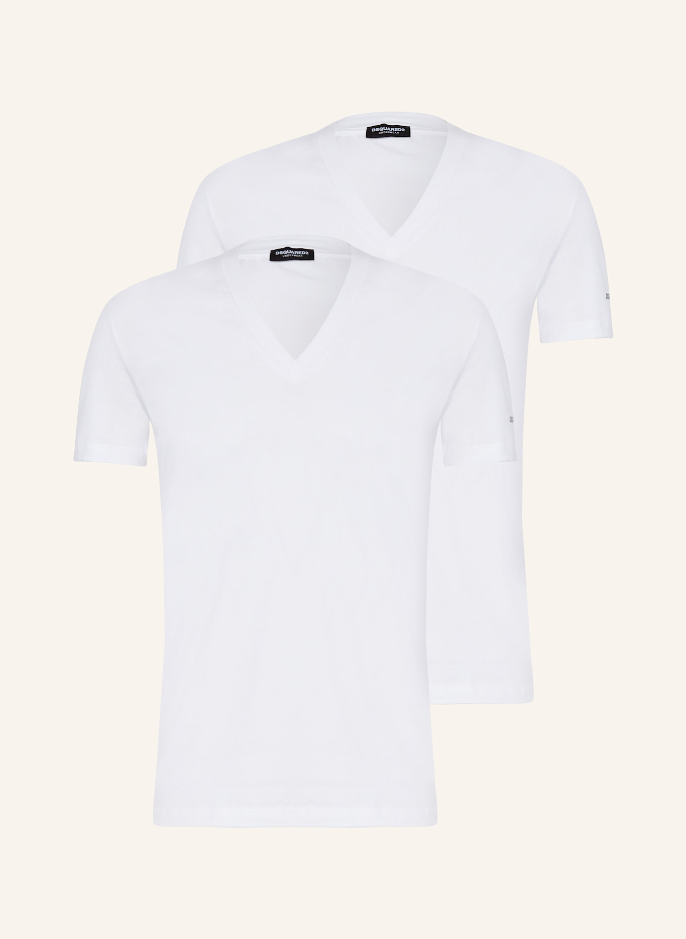 DSQUARED2 2er-Pack T-Shirts: WEISS