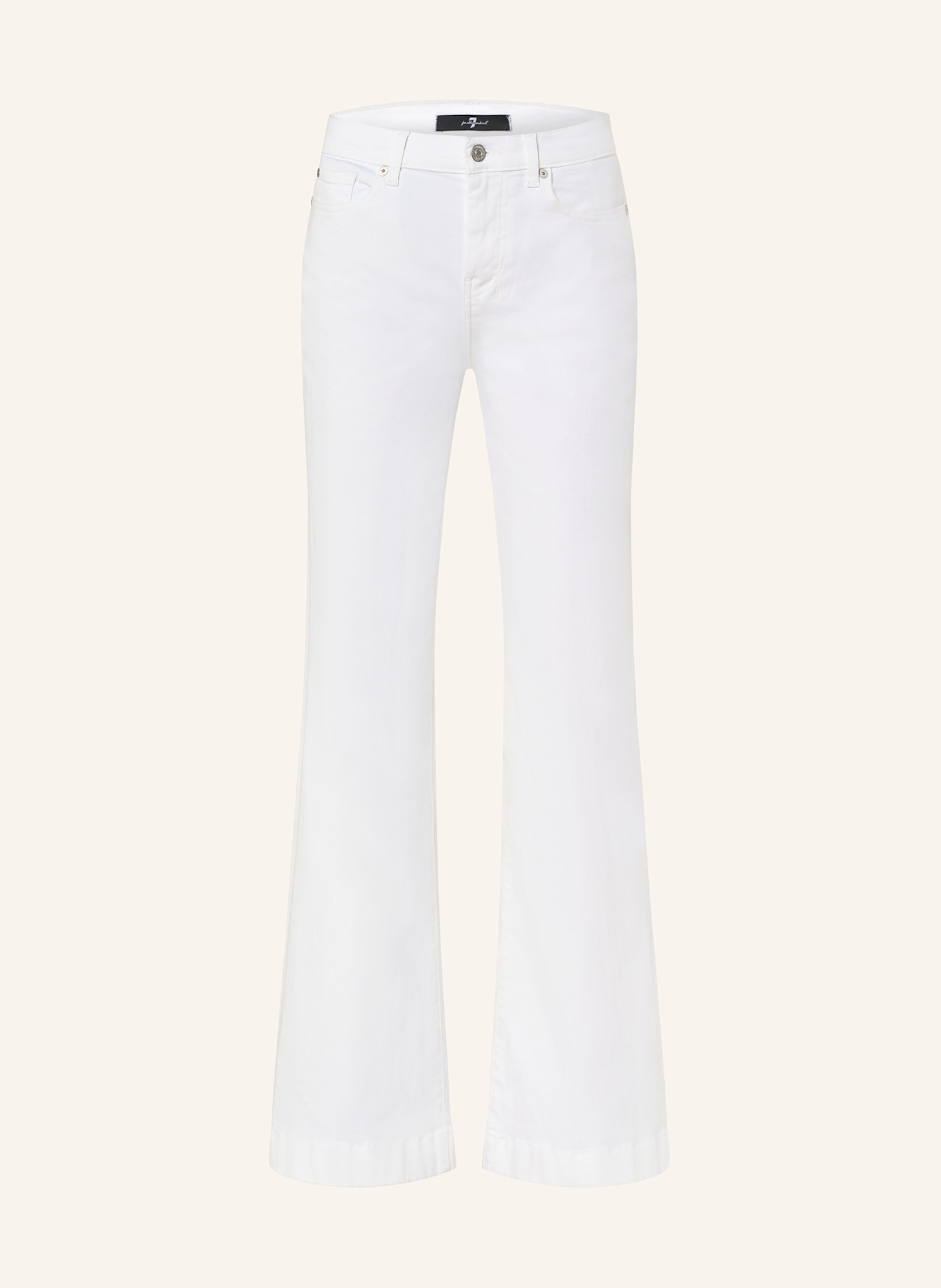 7 for all mankind Flared Jeans DOJO TAILORLESS: WEISS