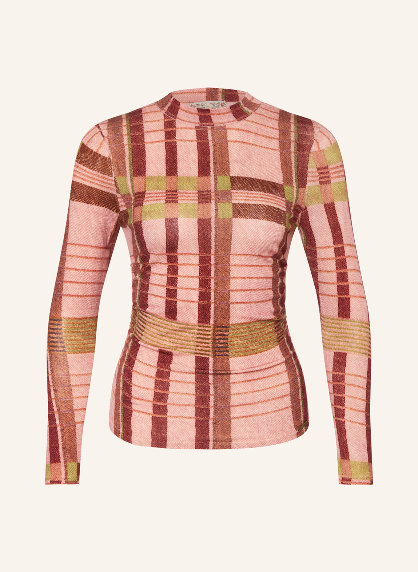 Barbour Longsleeve THALITA: ROSA / PINK / KHAKI