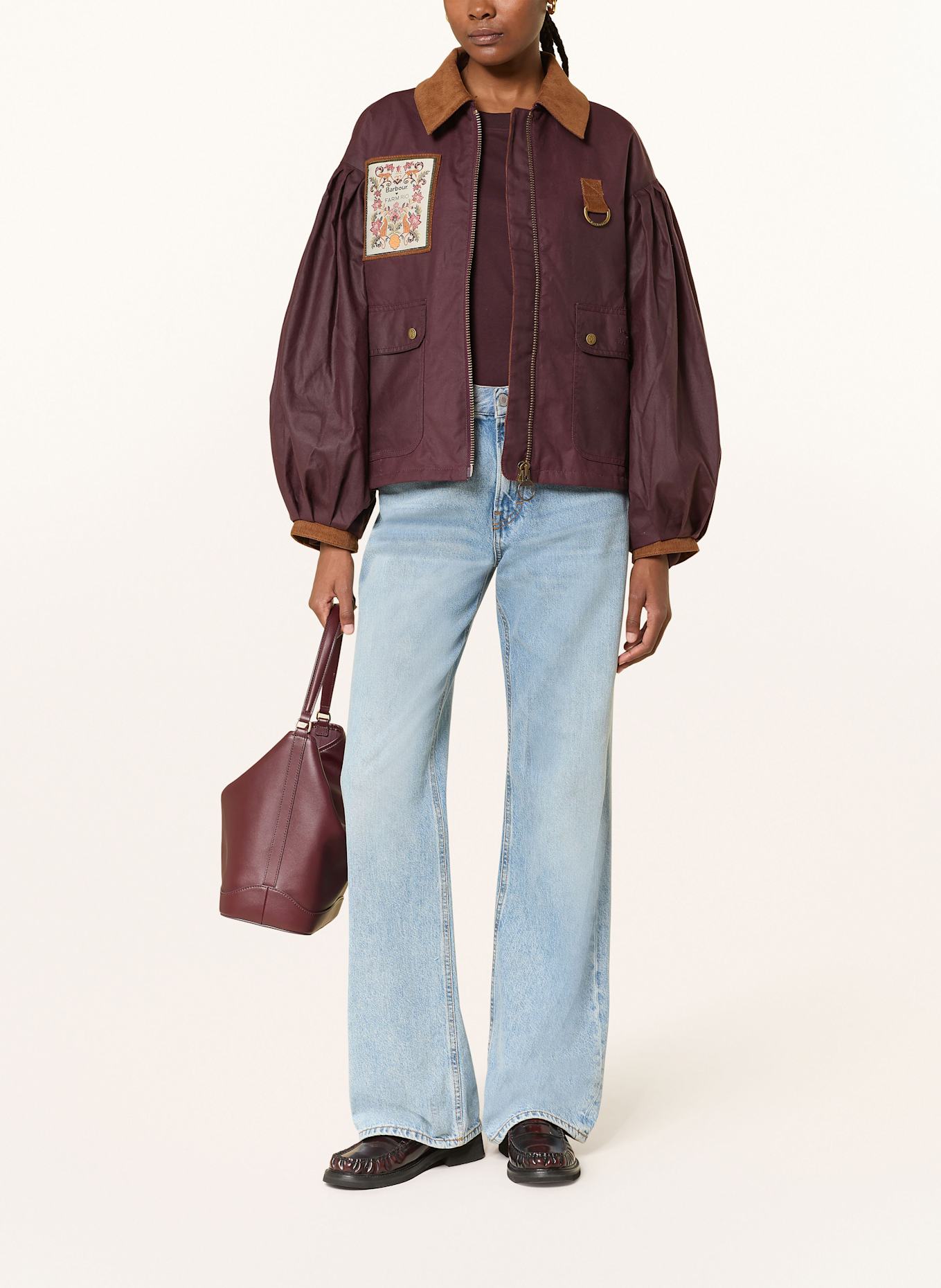 Barbour Blouson THAIS: DUNKELROT