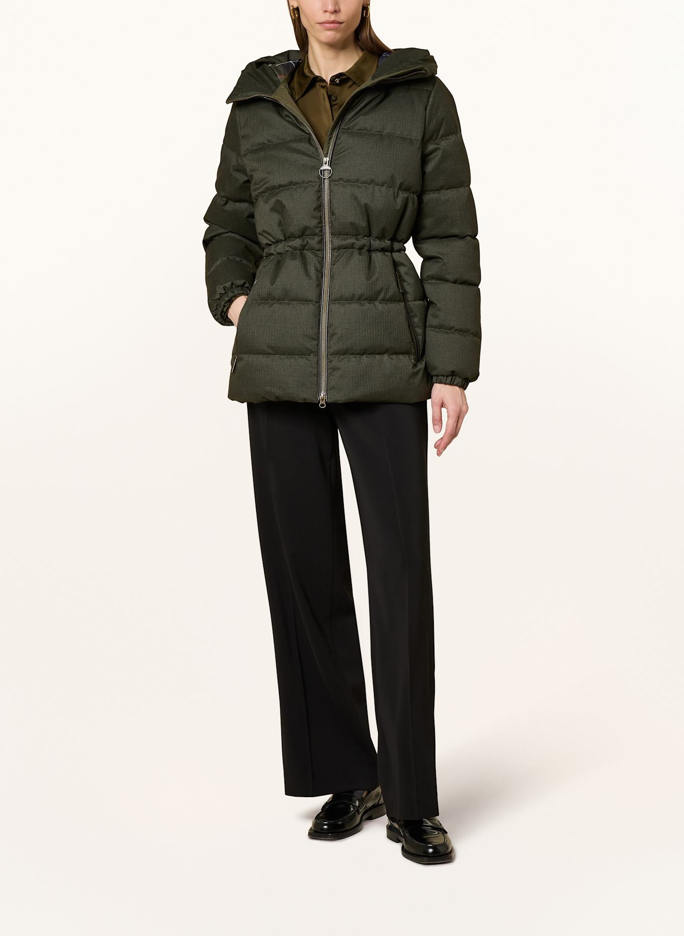 Barbour Steppjacke BEGONIA: DUNKELGRÜN