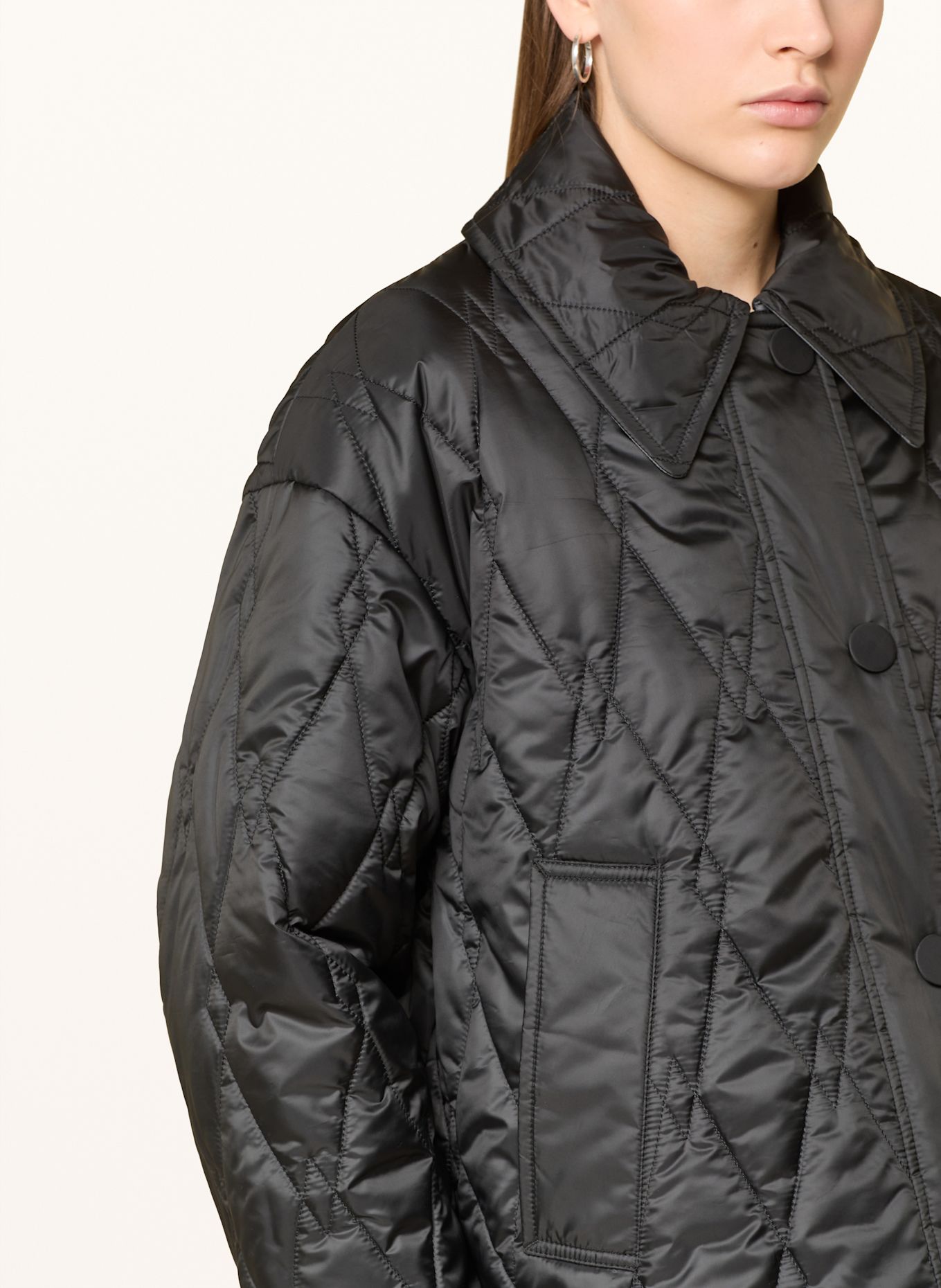 Barbour Steppjacke BERNADETTE: SCHWARZ