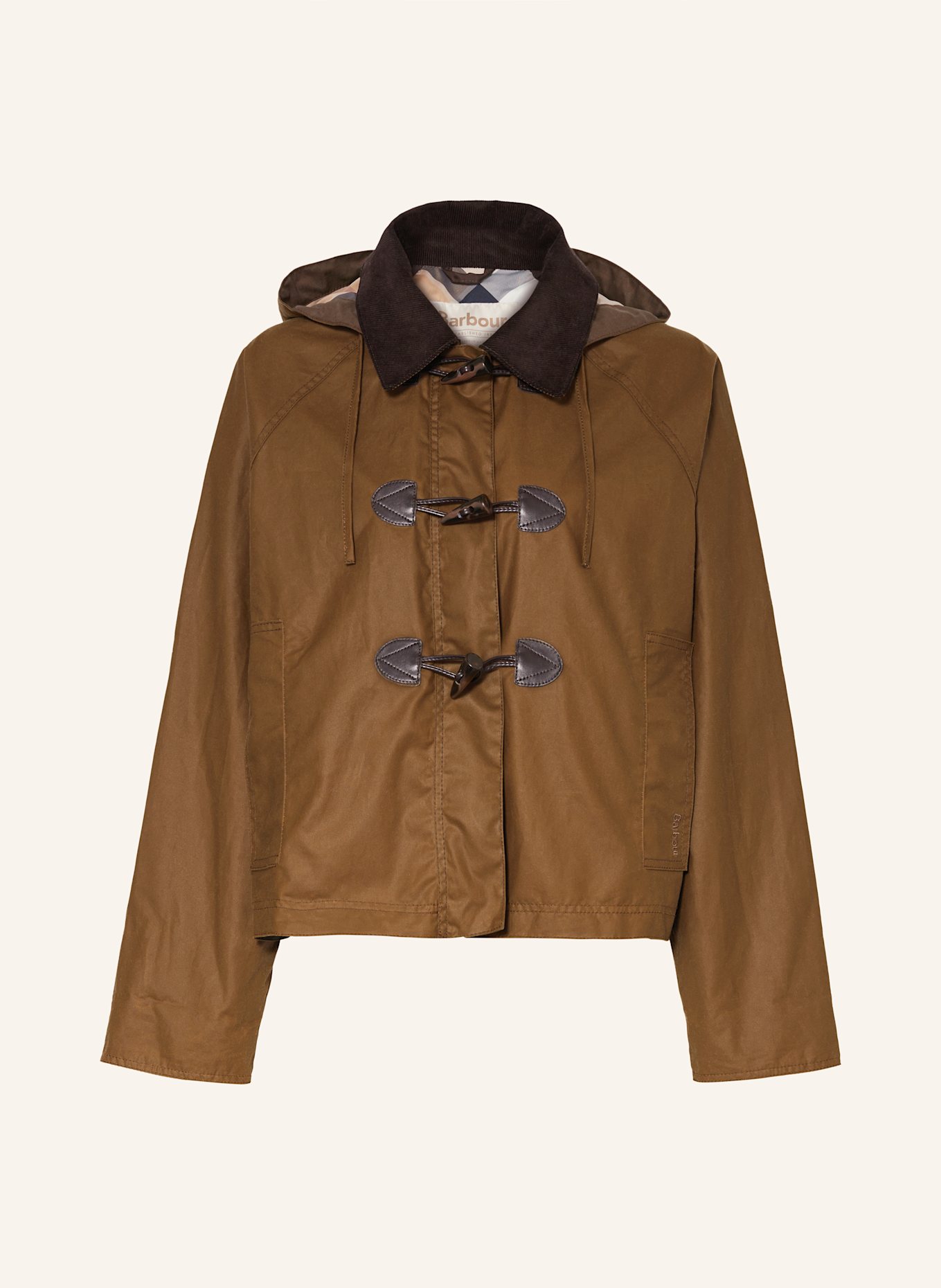 Barbour Fieldjacket MYRA mit abnehmbarer Kapuze: BRAUN