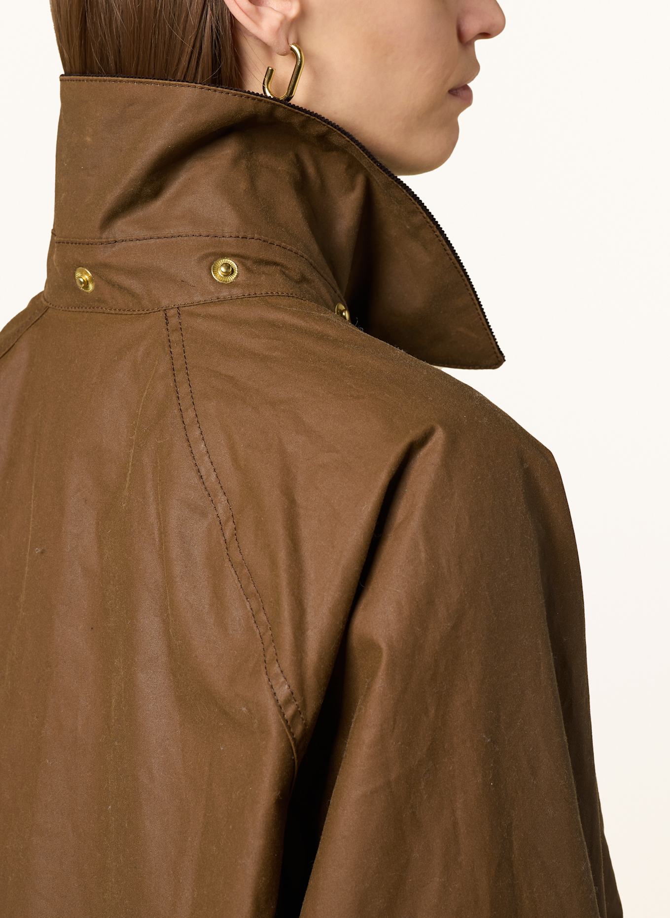 Barbour Fieldjacket MYRA mit abnehmbarer Kapuze: BRAUN