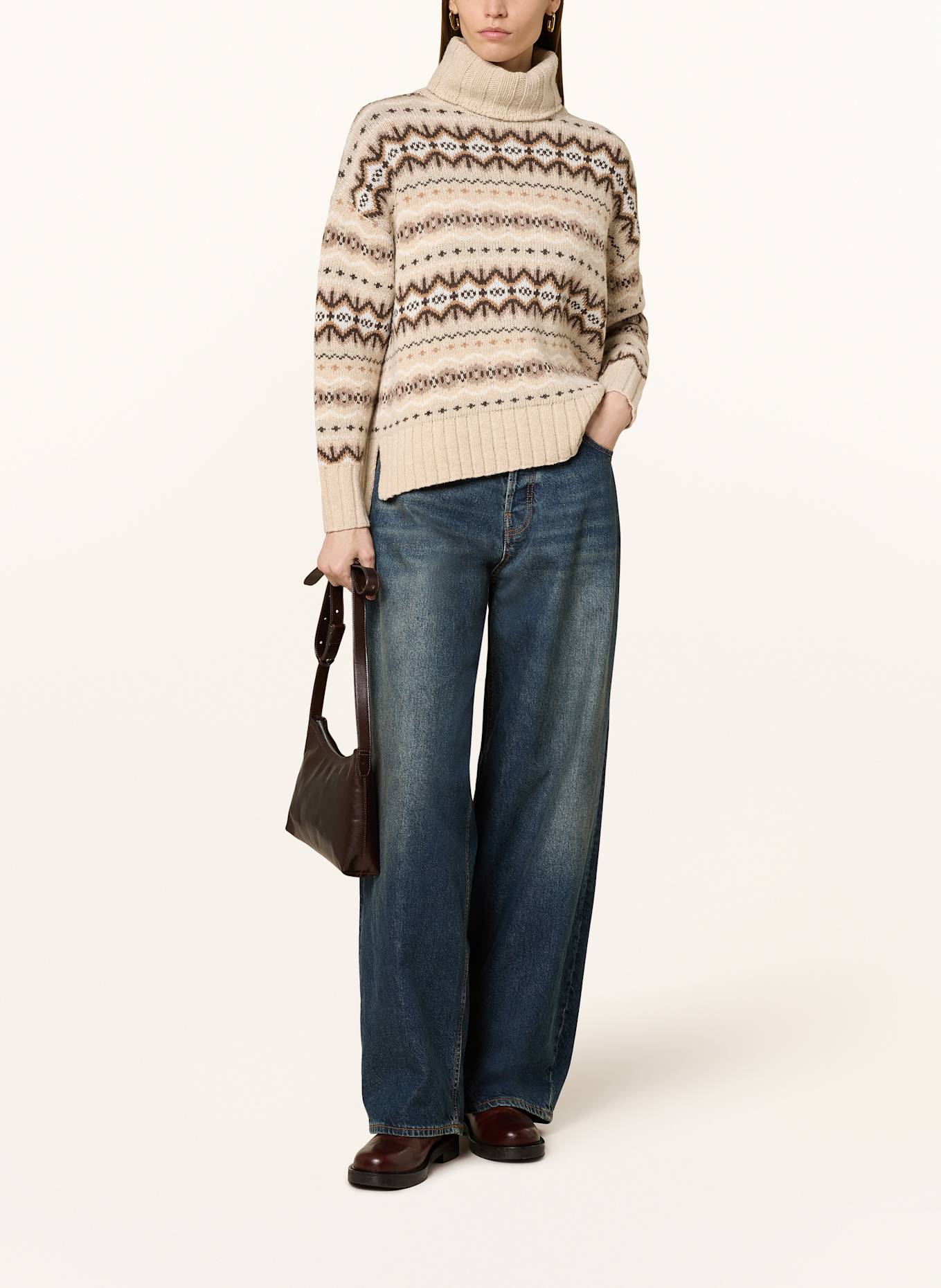 Barbour Rollkragenpullover HELEN: BEIGE / BRAUN