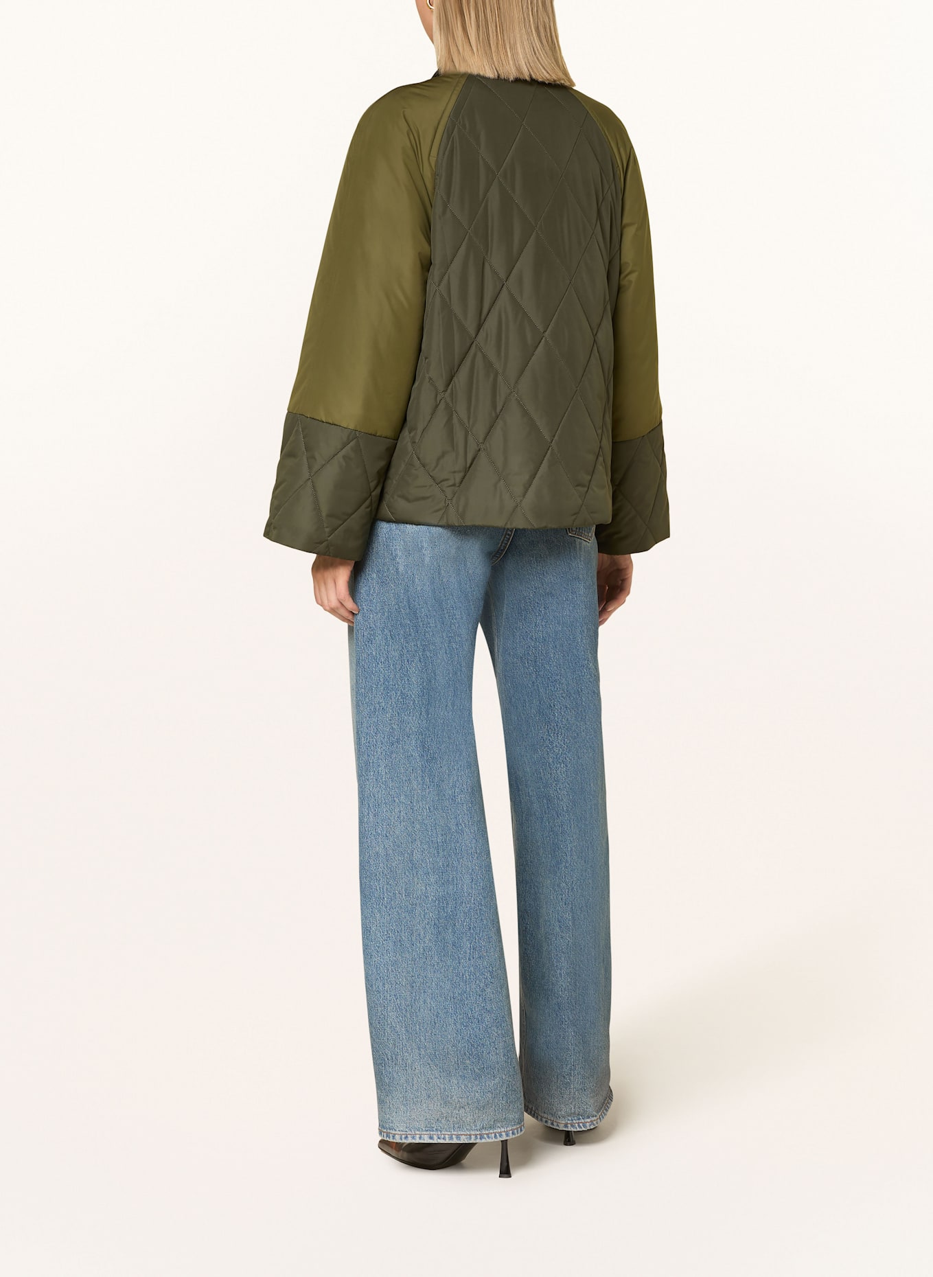 Barbour MARTHA quilted jacket: DARK GREEN / GREEN