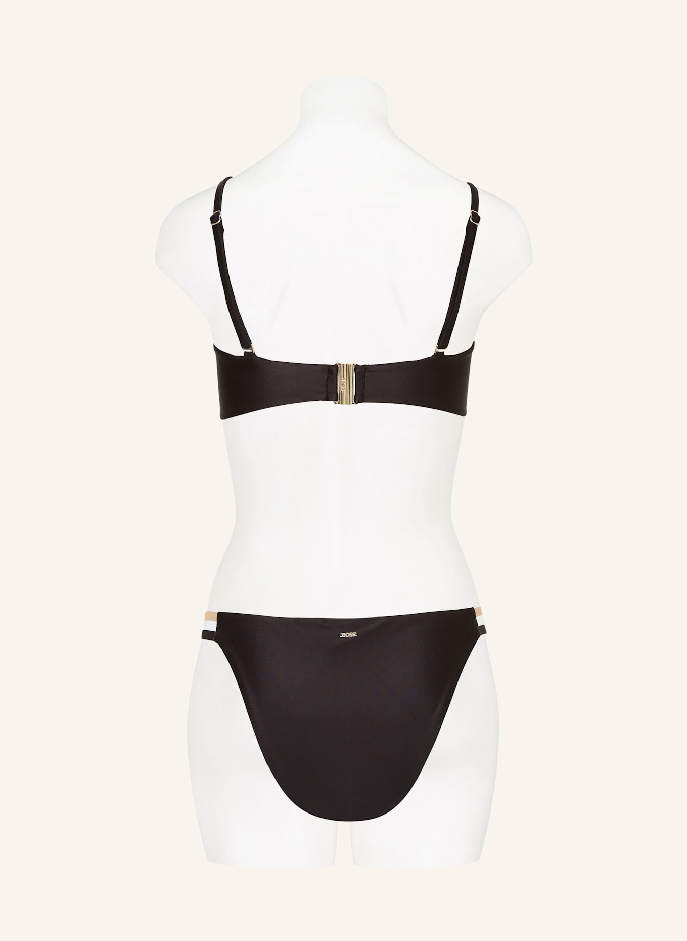 BOSS Bandeau-Bikini-Top ICONIC: SCHWARZ