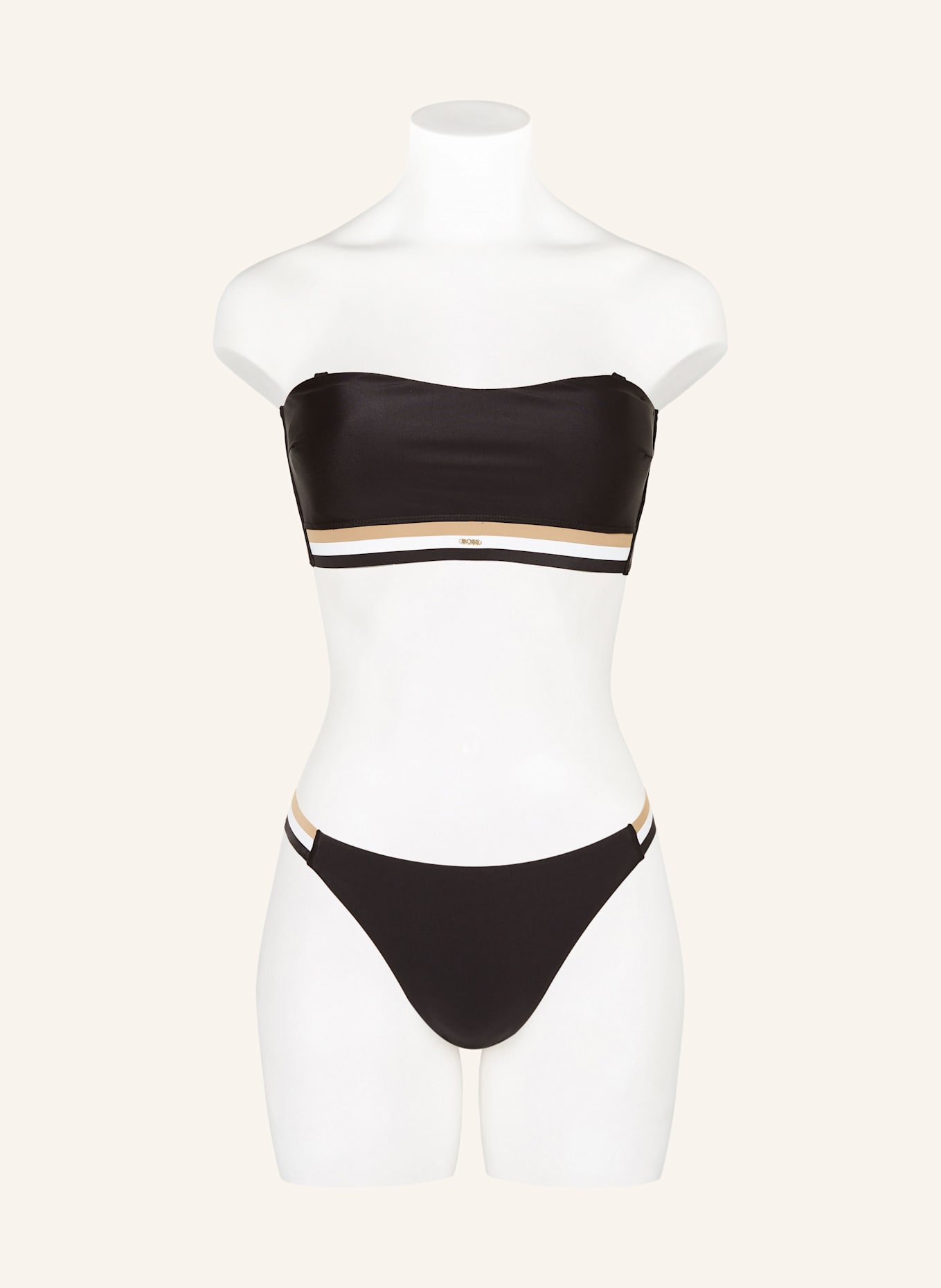 BOSS Bandeau-Bikini-Top ICONIC: SCHWARZ