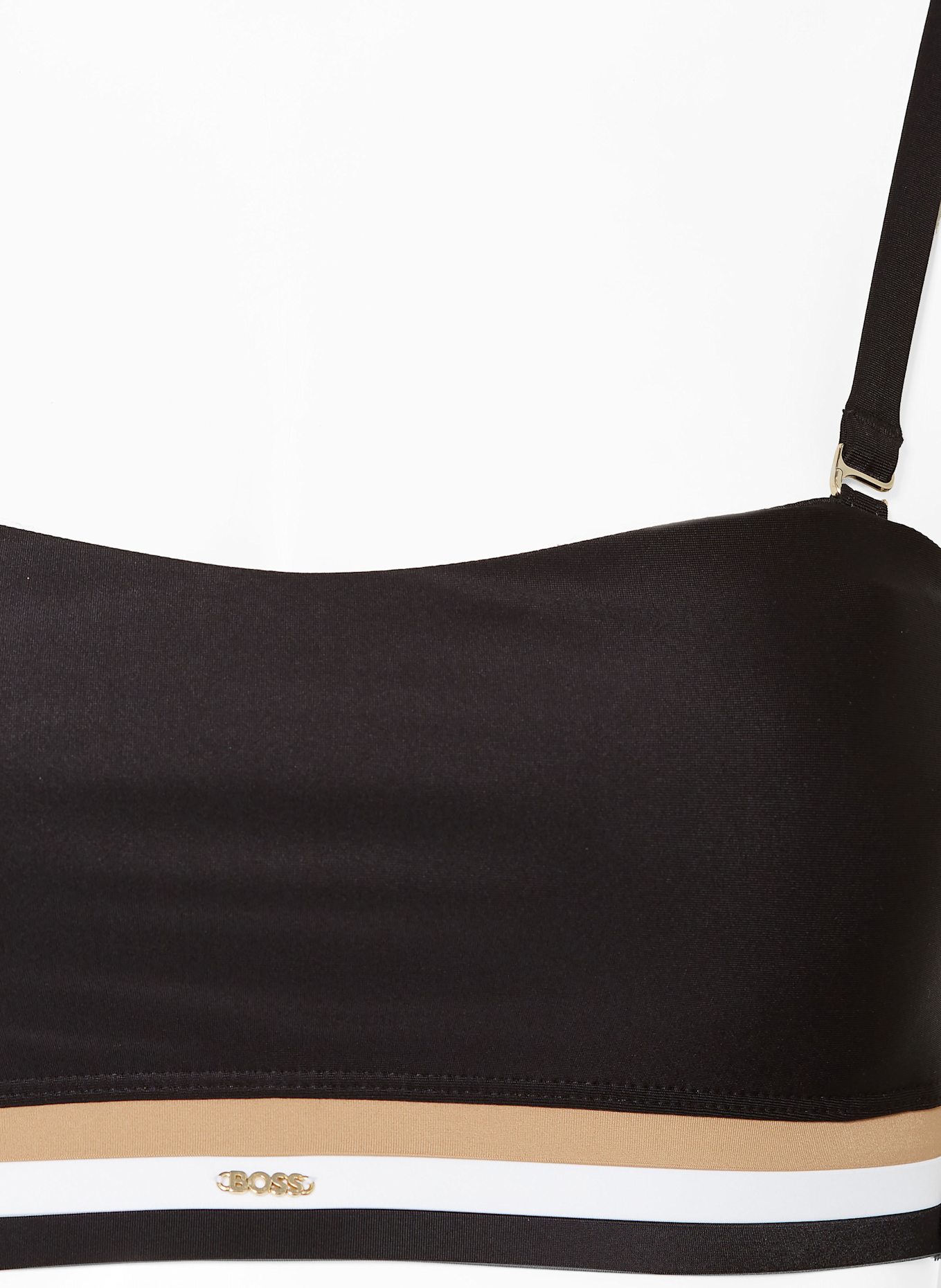 BOSS Bandeau-Bikini-Top ICONIC: SCHWARZ