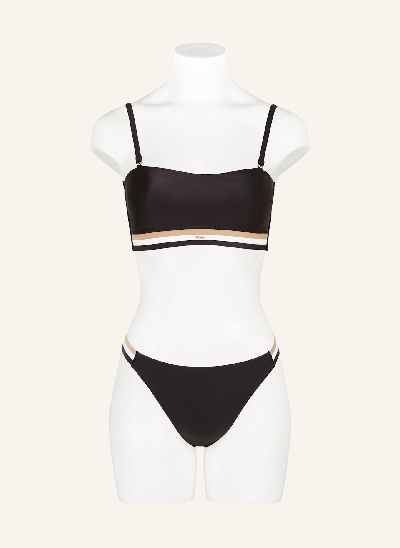 BOSS Brazilian-Bikini-Hose ICONIC: SCHWARZ