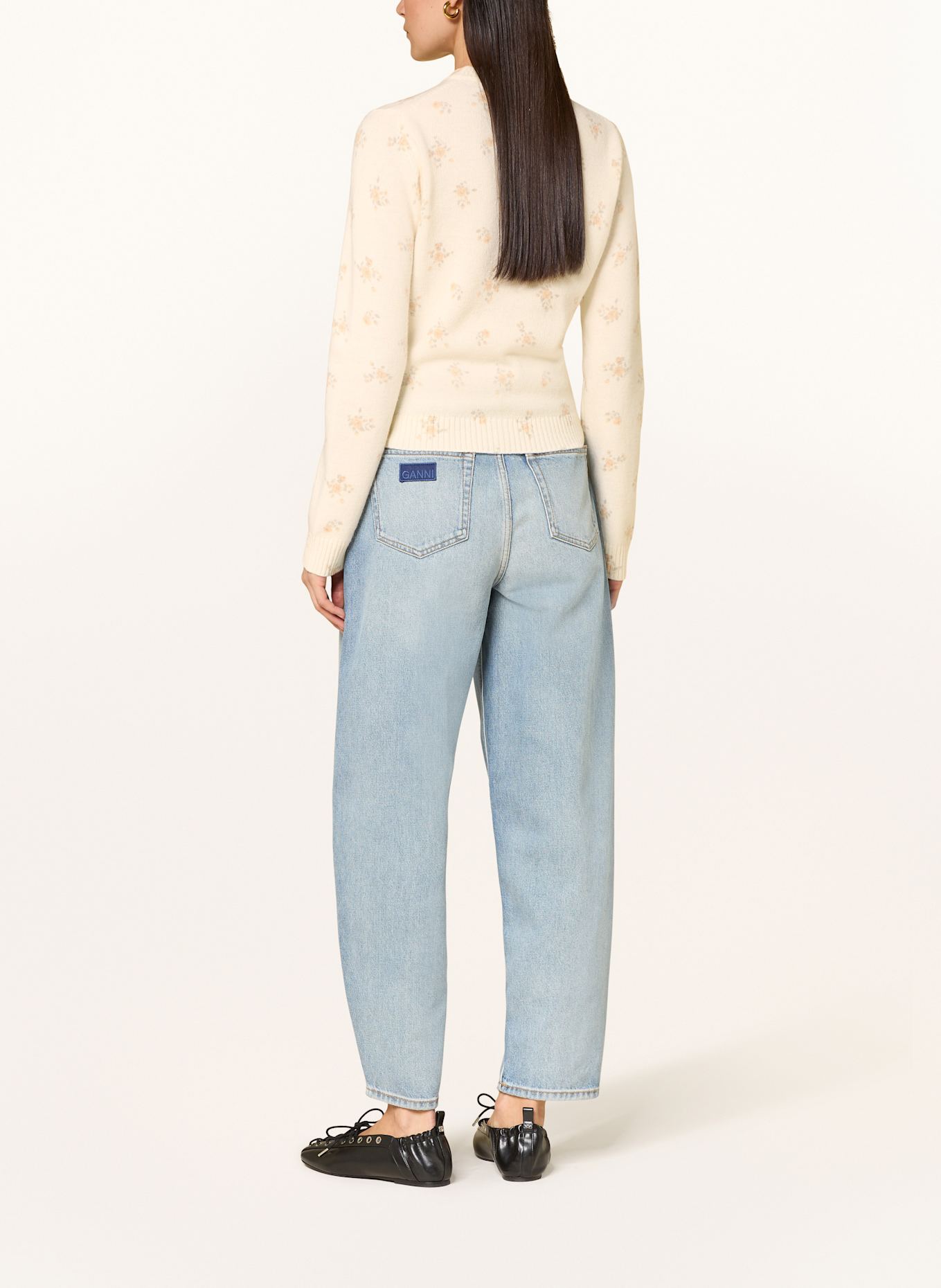 GANNI Strickjacke, Farbe: CREME (Bild 3)