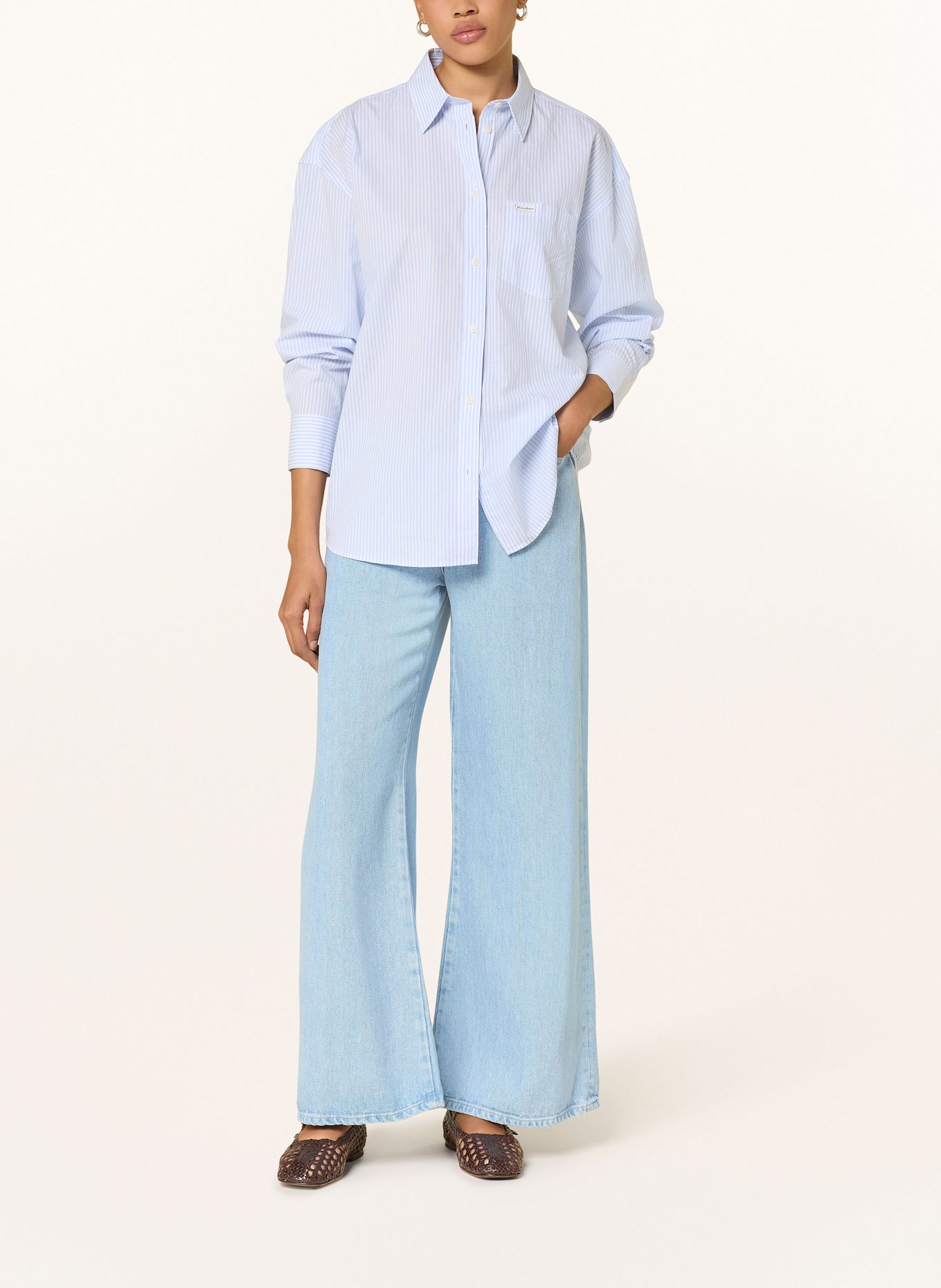 Rich & Royal Wide Leg džíny: 700 DENIM BLUE