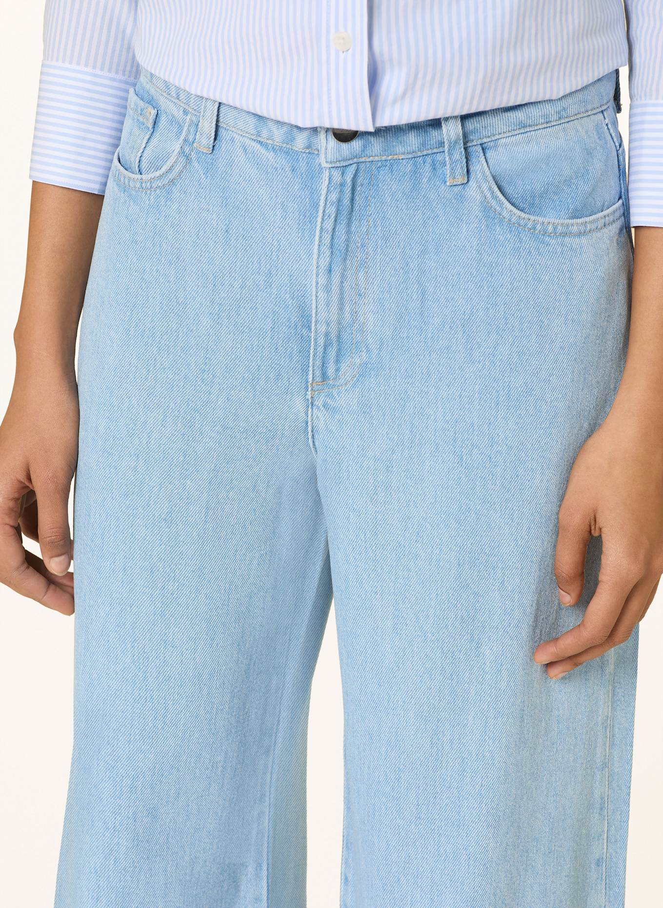 Rich & Royal Wide Leg džíny: 700 DENIM BLUE