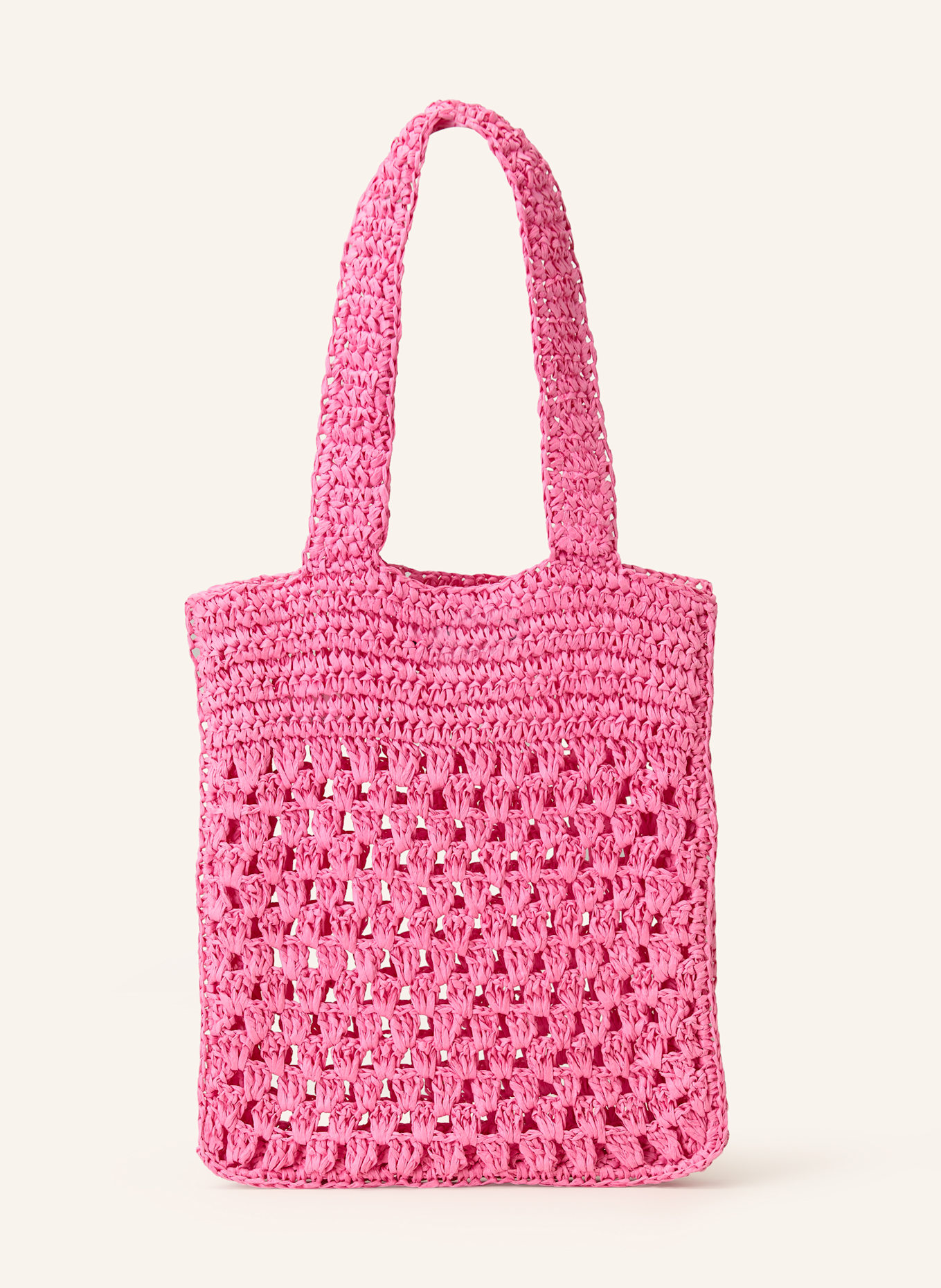 MRS & HUGS Torba shopper: MOCNORÓŻOWY