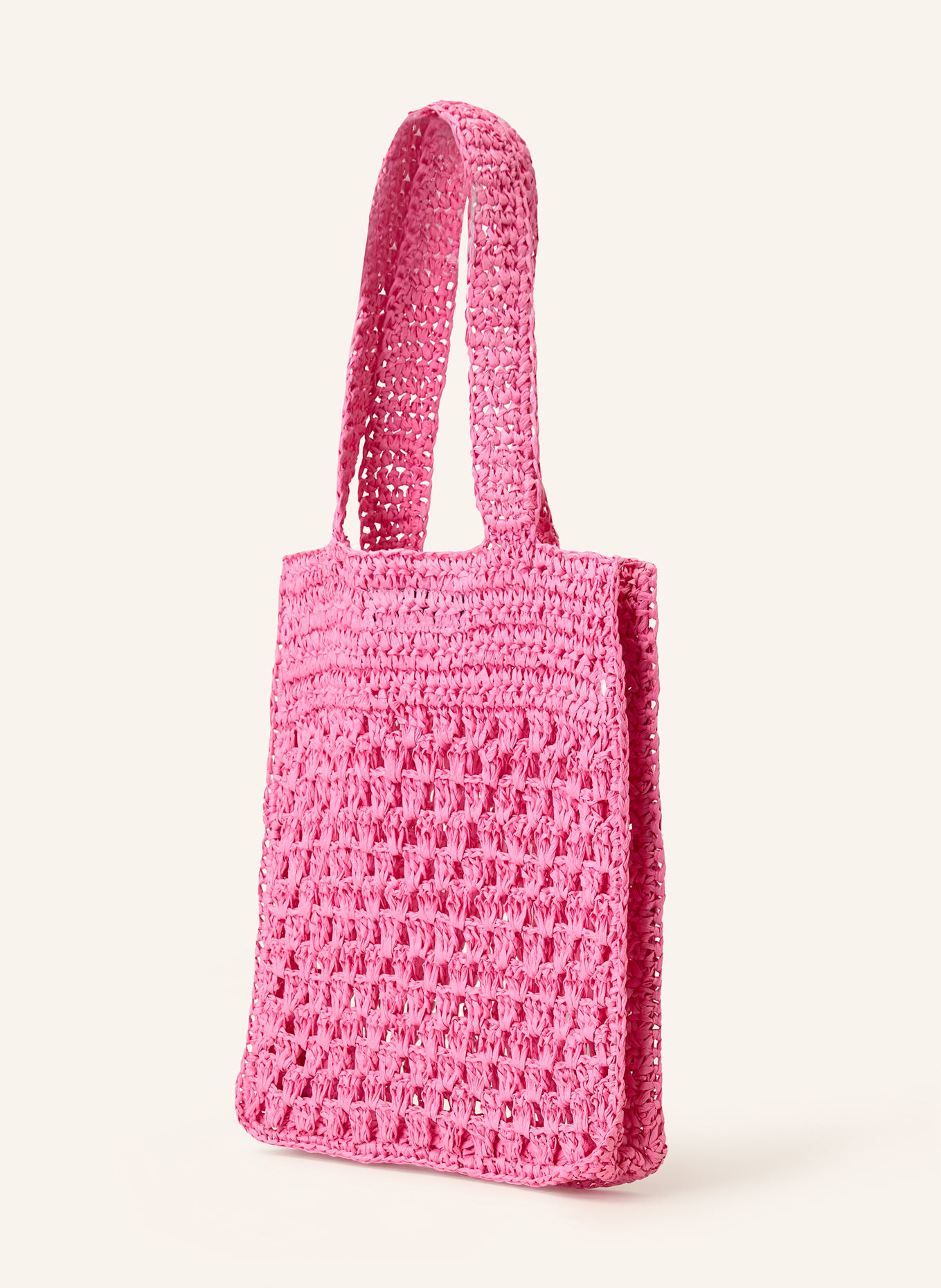 MRS & HUGS Torba shopper: MOCNORÓŻOWY