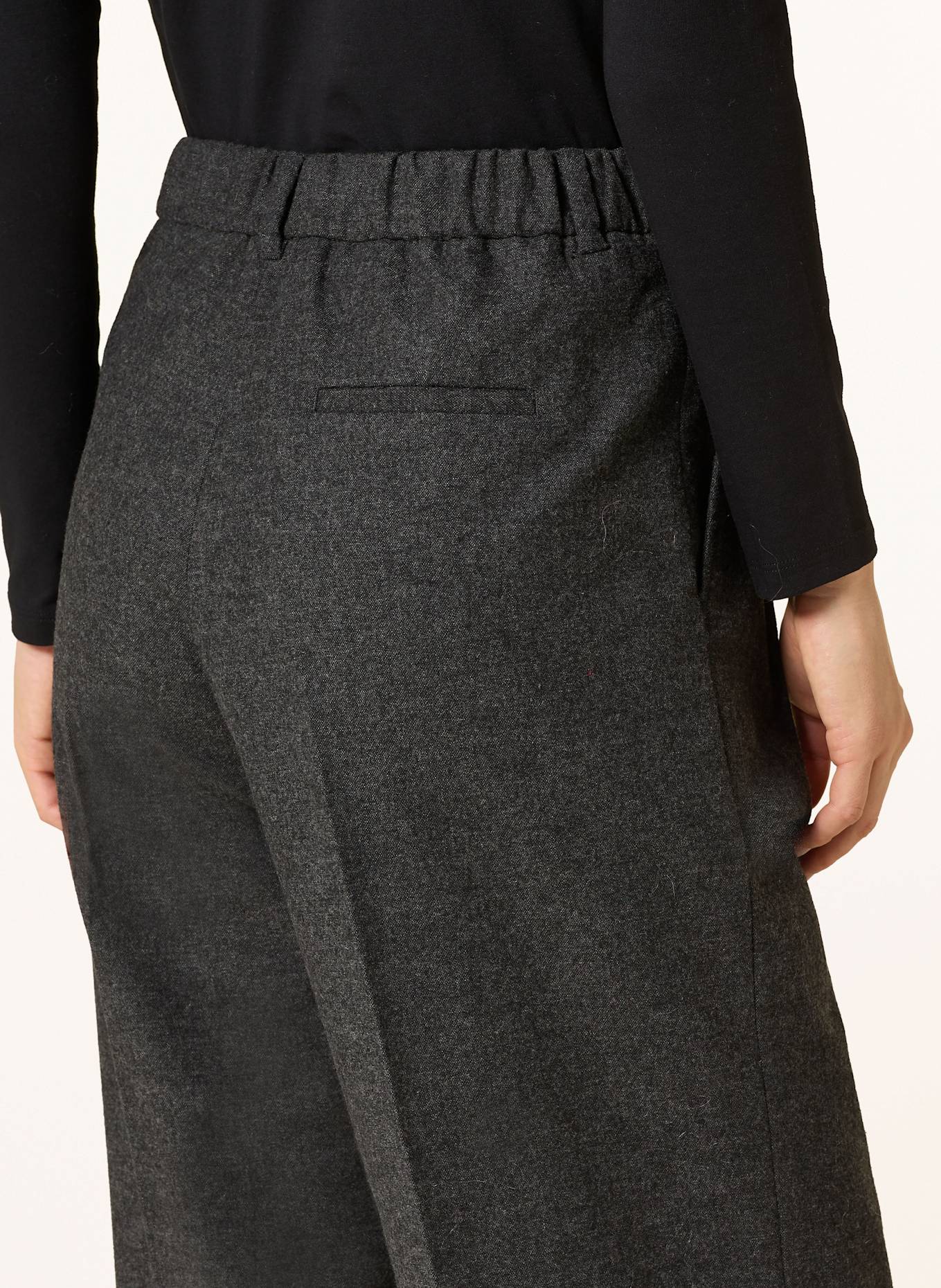 MRS & HUGS Marlenehose: DUNKELGRAU