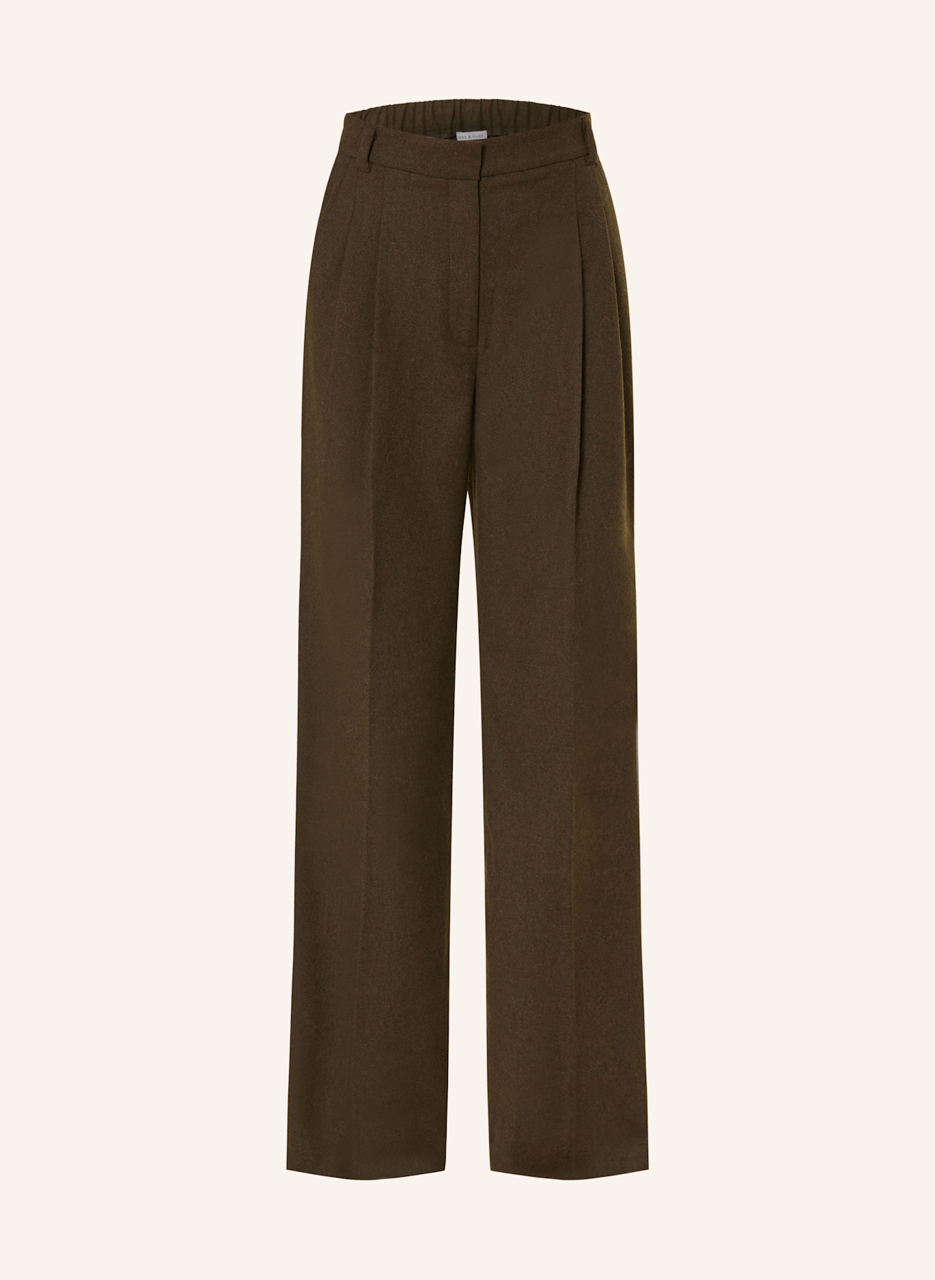 MRS & HUGS Marlenehose: DUNKELBRAUN