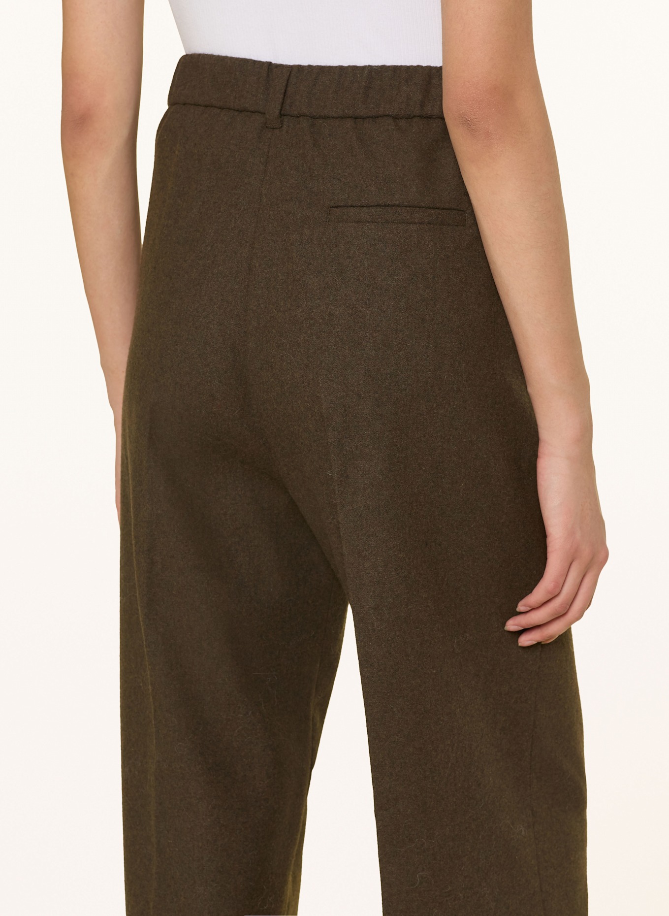 MRS & HUGS Marlenehose: DUNKELBRAUN