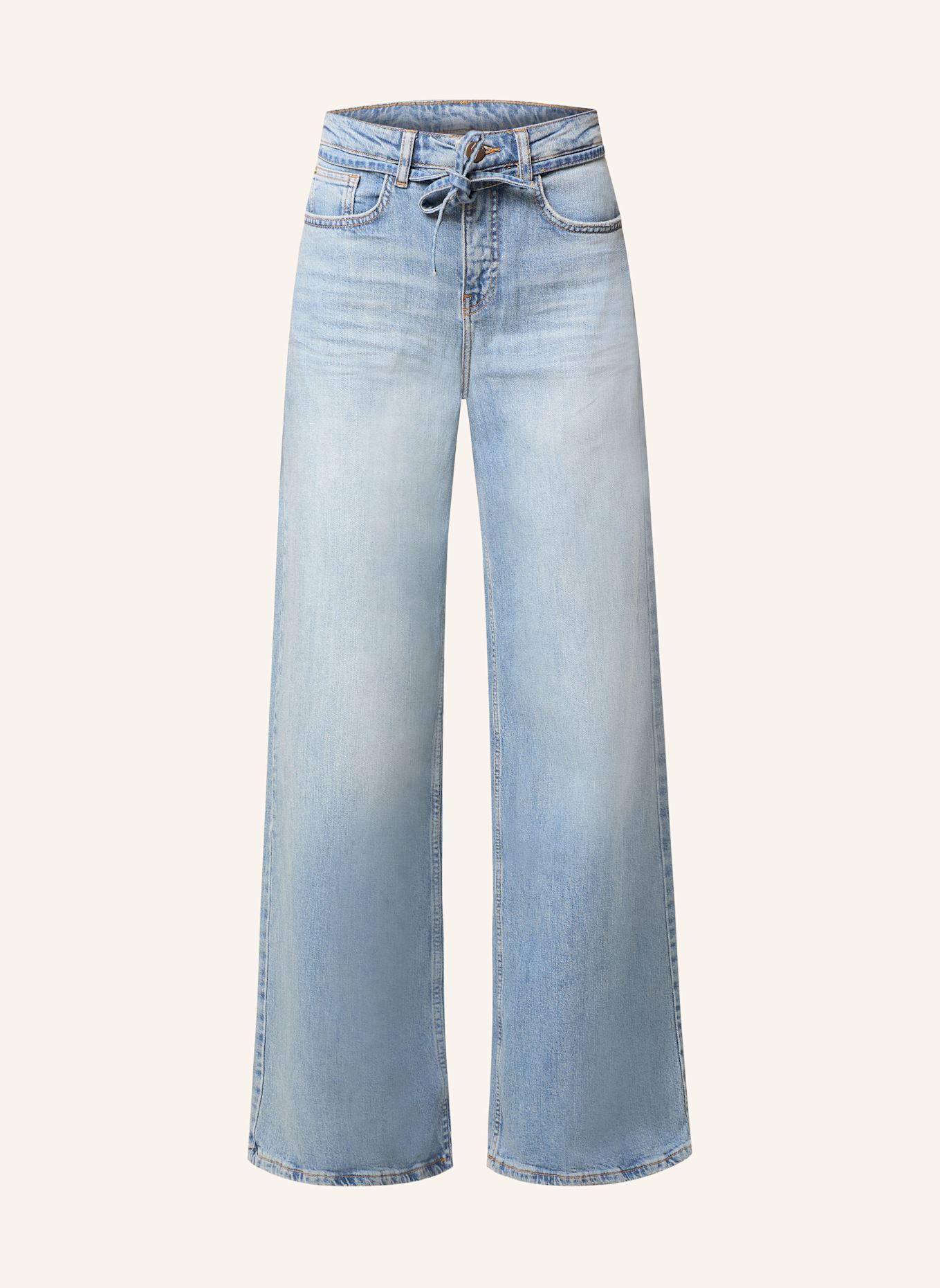 OPUS Jeansy wide leg MIVA: 70229 light breeze blue