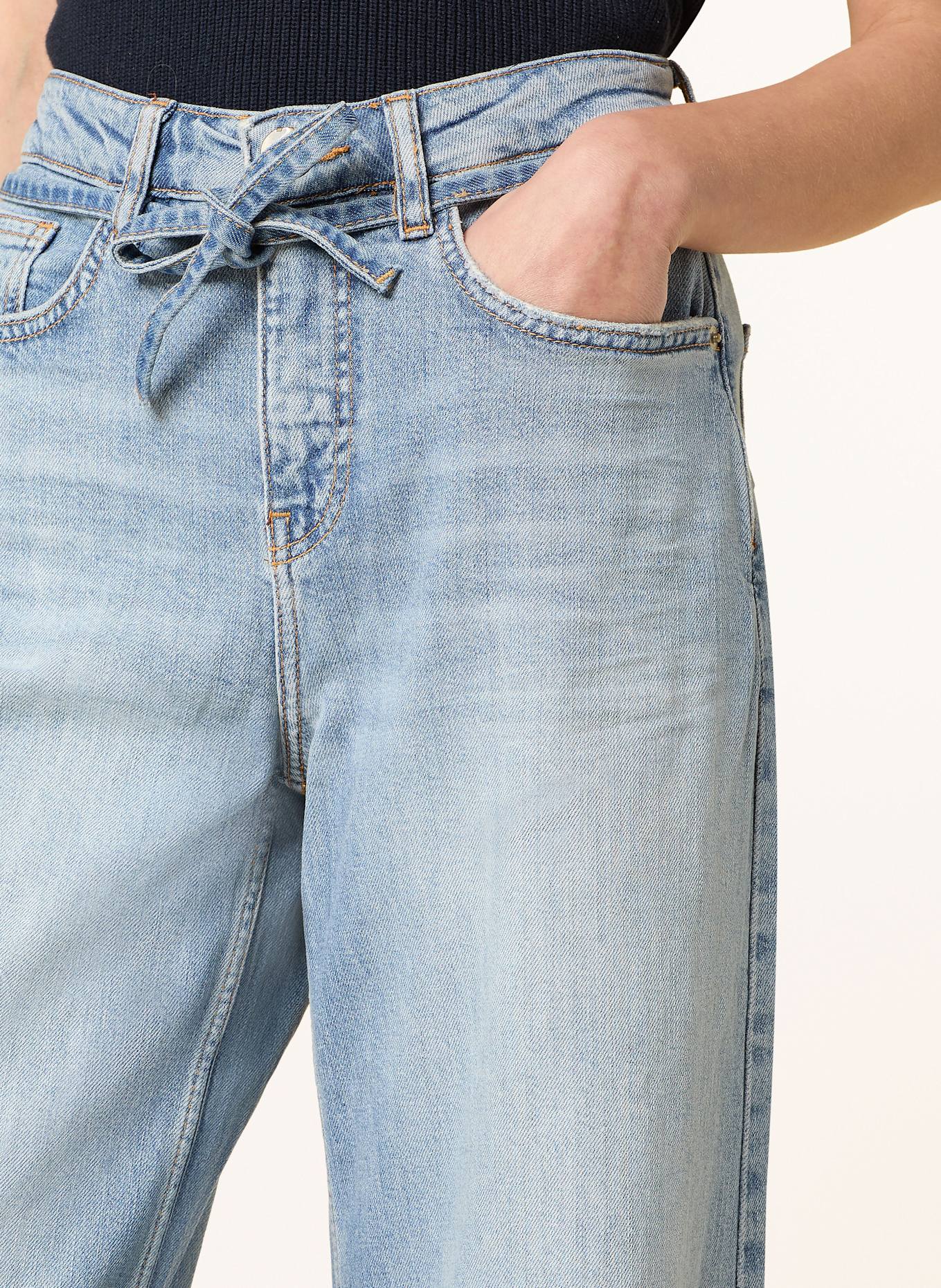 OPUS Jeansy wide leg MIVA: 70229 light breeze blue