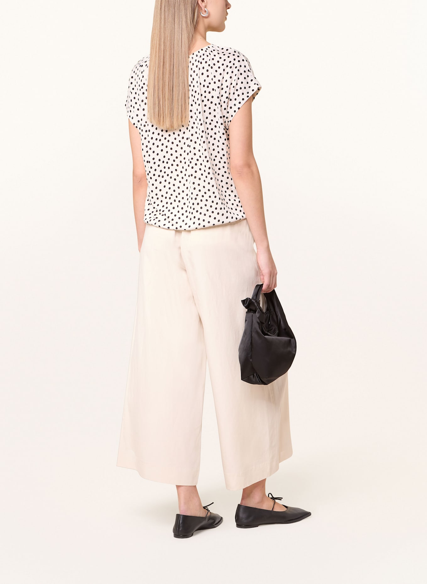 OPUS T-shirt SLIMSI: CREAM