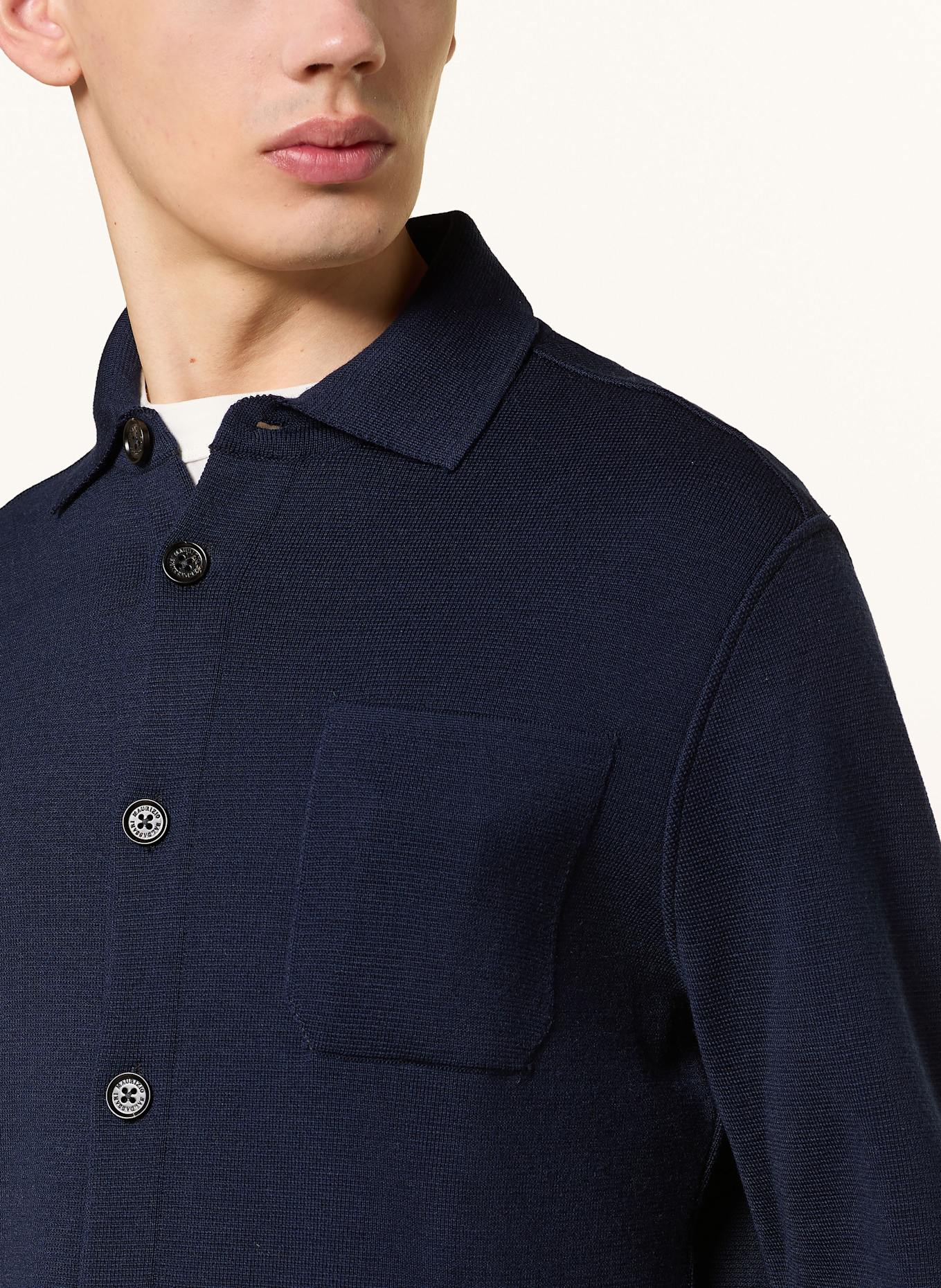 MAURIZIO BALDASSARI Cardigan: DARK BLUE