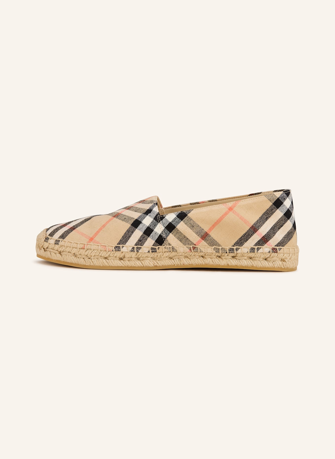 BURBERRY Espadrilles MEWS: CREAM/ BLACK