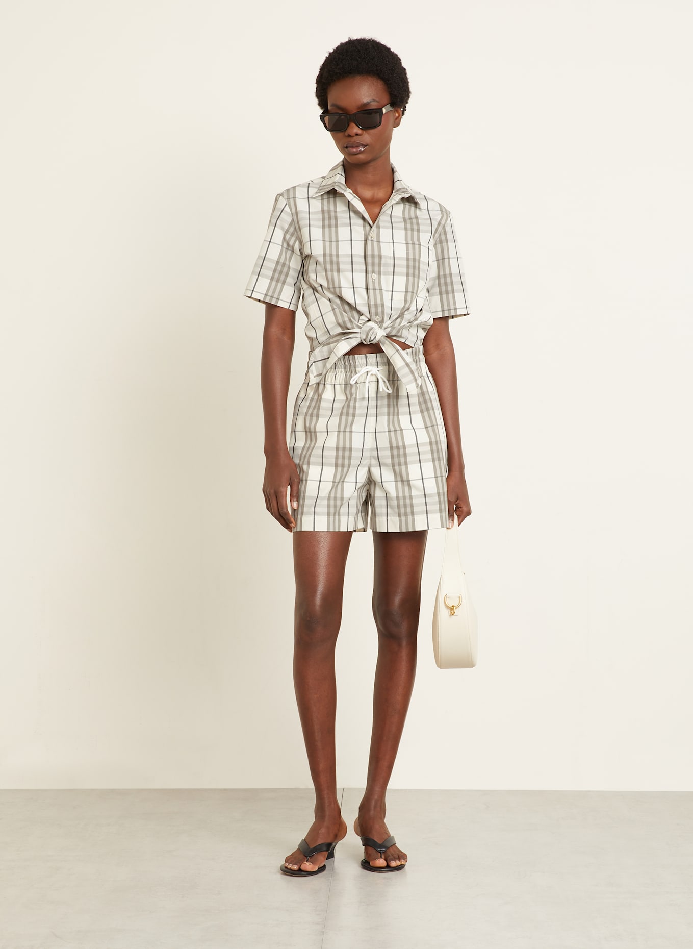 BURBERRY Koszula: JASNOCZARY/ SZARY/ CZARNY