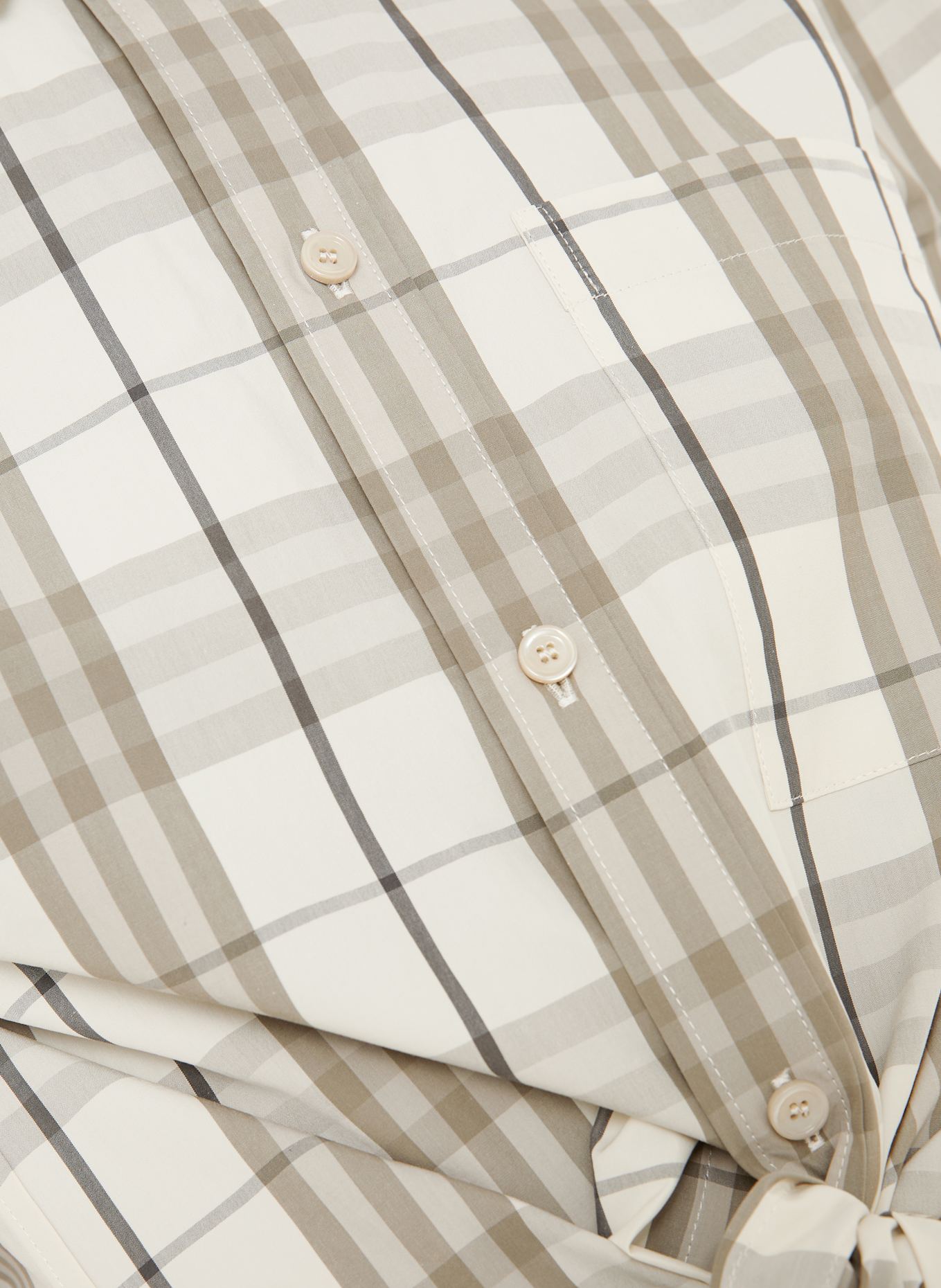 BURBERRY Koszula: JASNOCZARY/ SZARY/ CZARNY