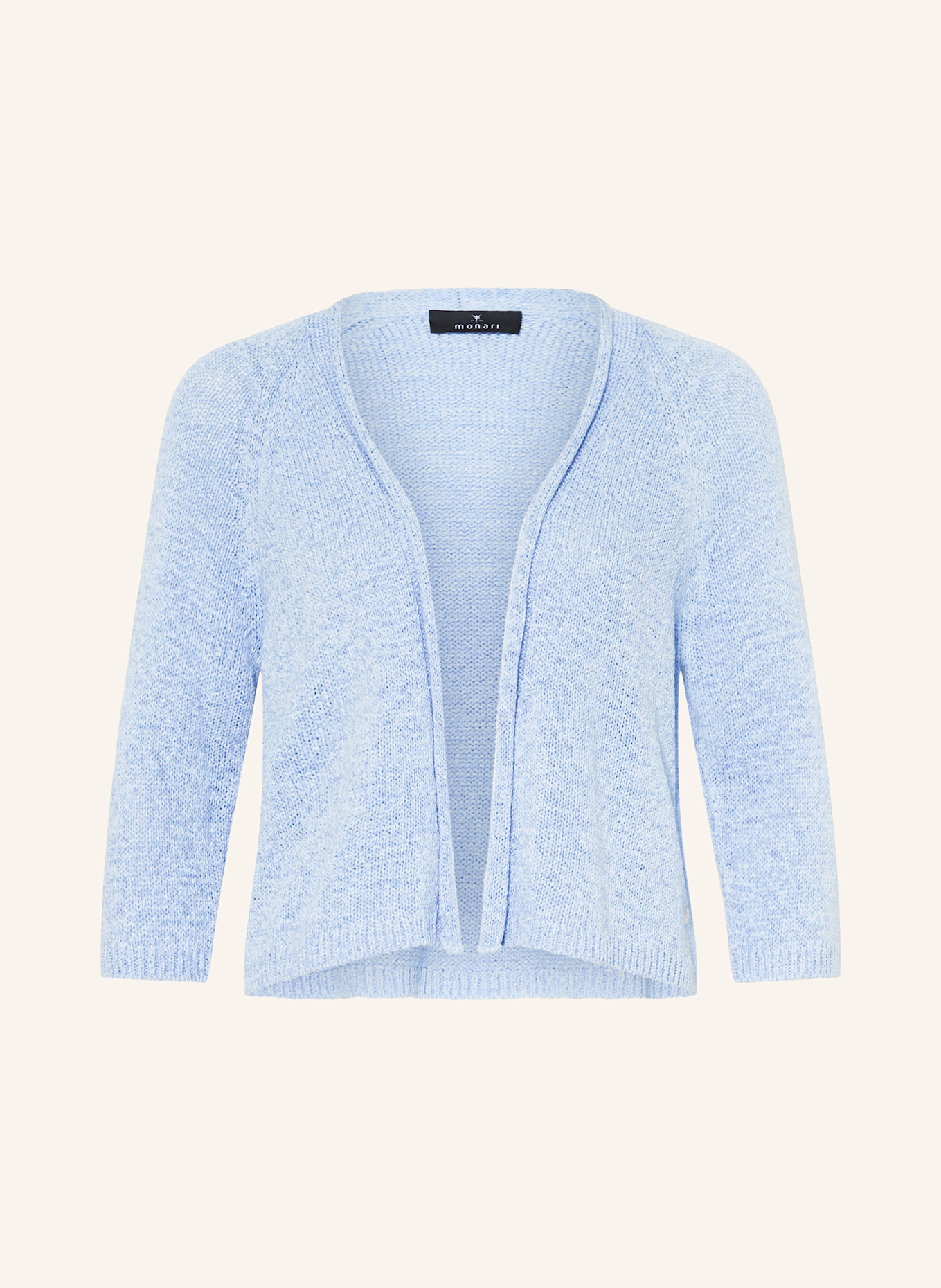 monari Strickhülle mit 3/4-Arm: HELLBLAU