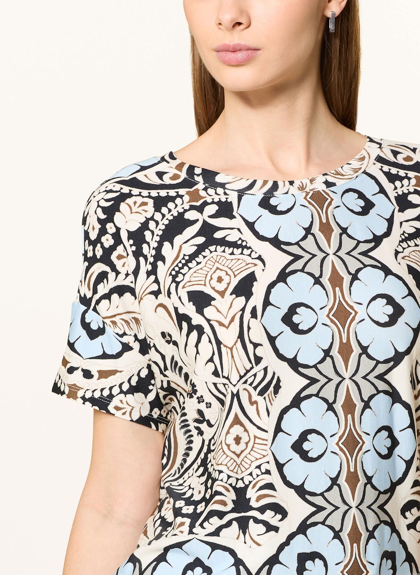 monari T-Shirt: SCHWARZ/ HELLBLAU/ BEIGE