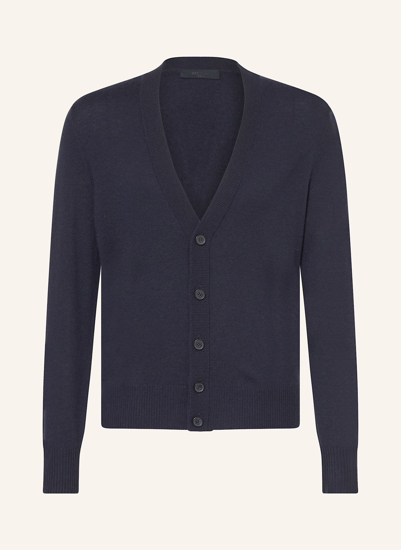 BOSS Strickjacke JELSO aus Cashmere: DUNKELBLAU