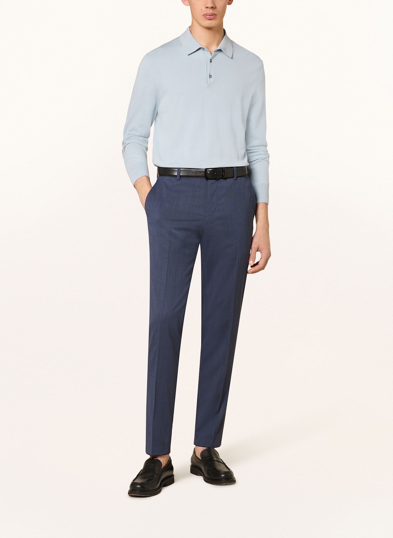 BOSS Anzughose GENIUS Slim Fit: 404 DARK BLUE