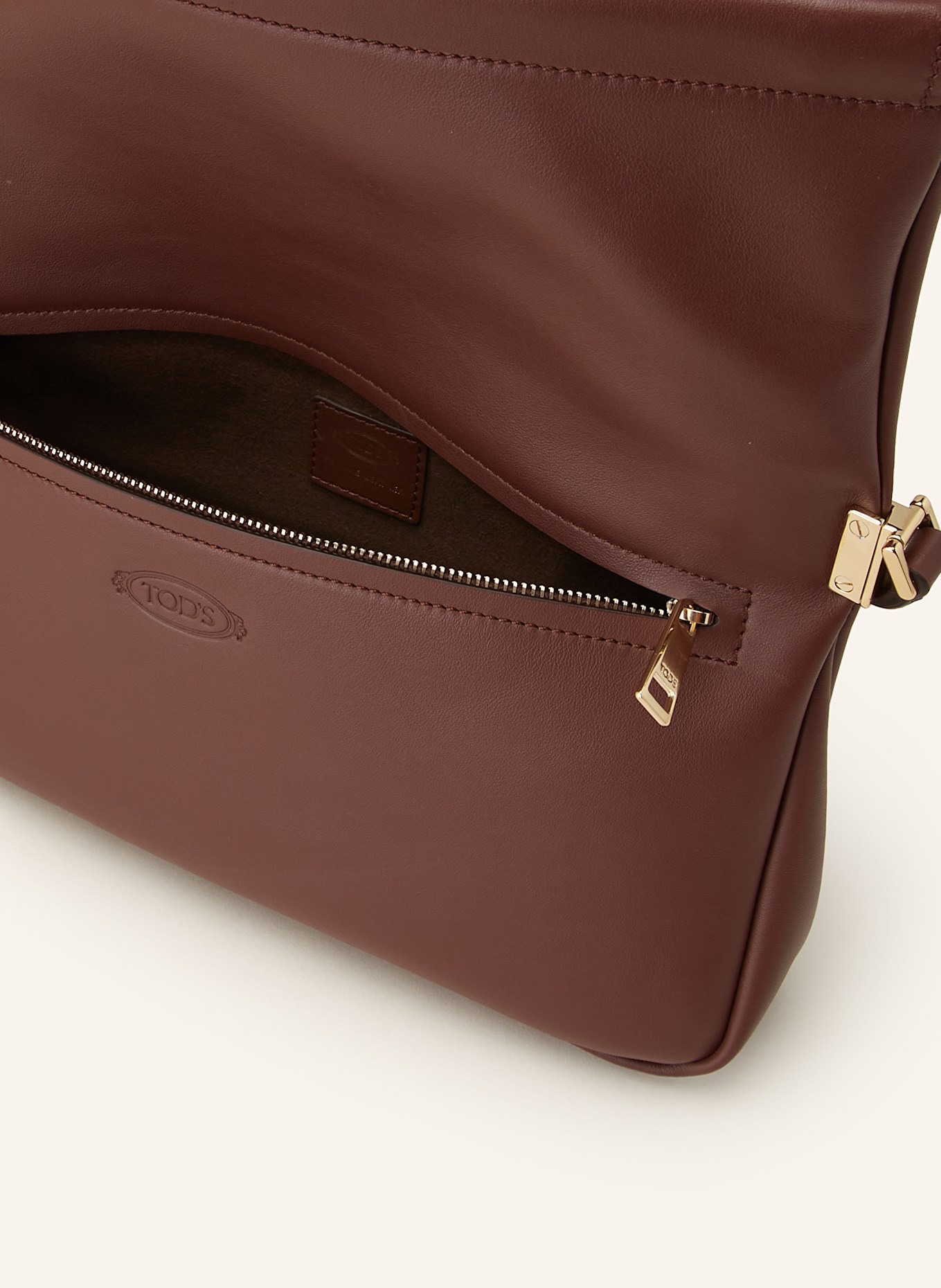 TOD'S Clutch: BRAUN