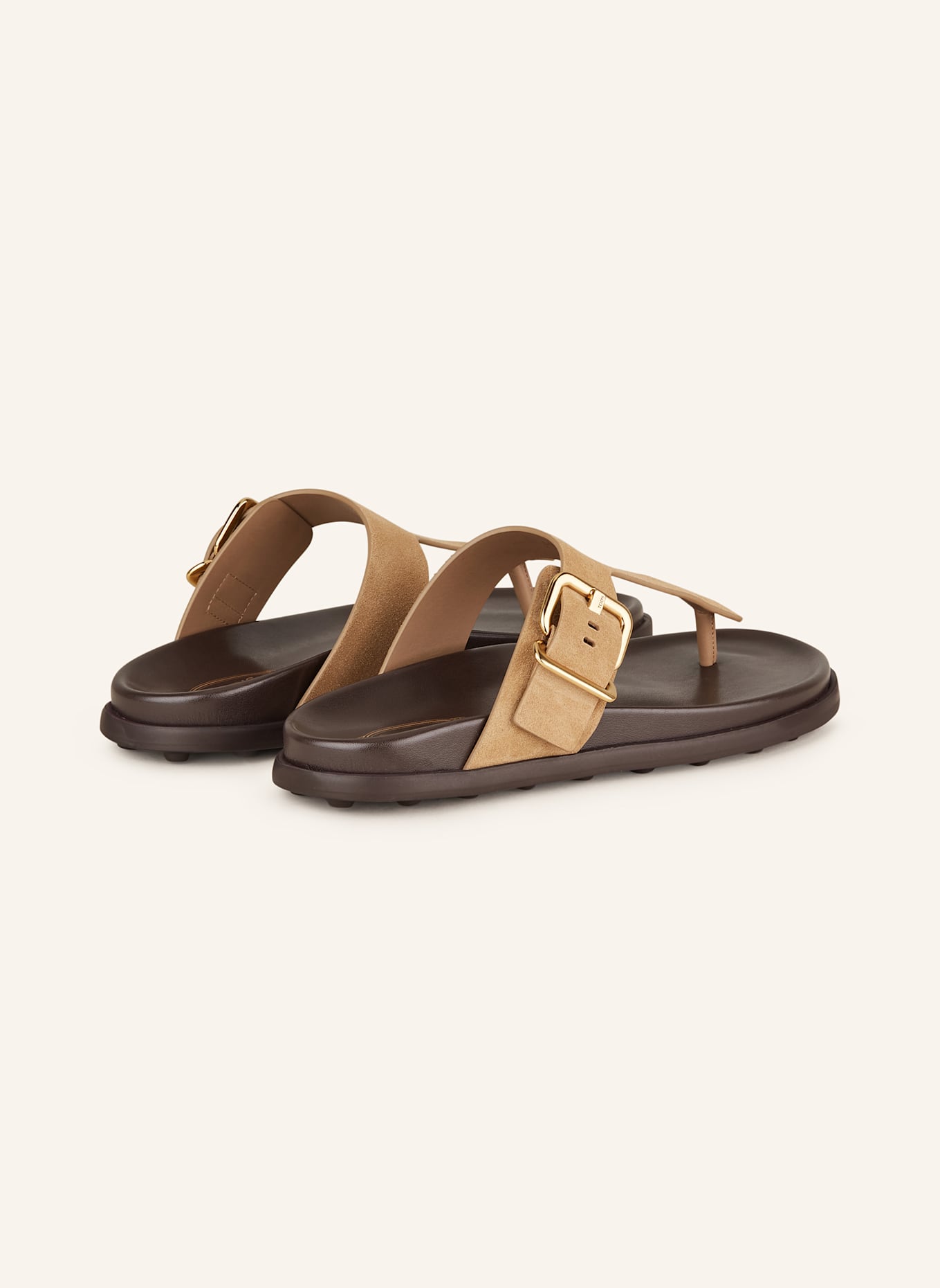 TOD'S Flip flops: CAMEL