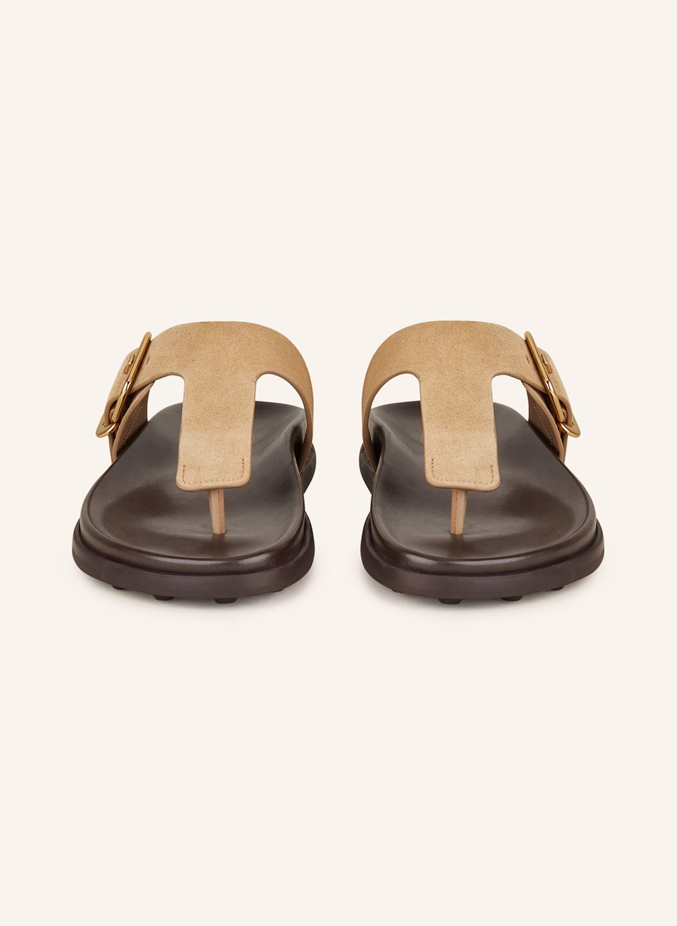 TOD'S Flip flops: CAMEL