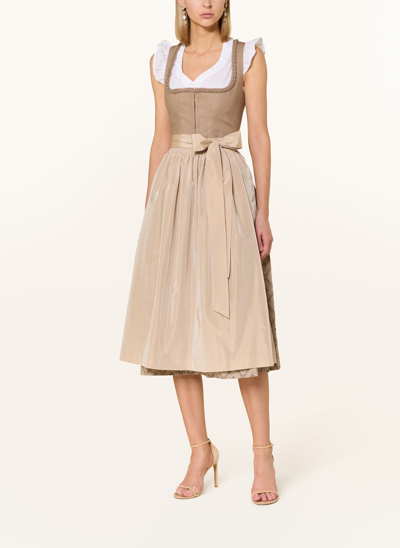 Johann & Johanna Dirndl blouse: WHITE