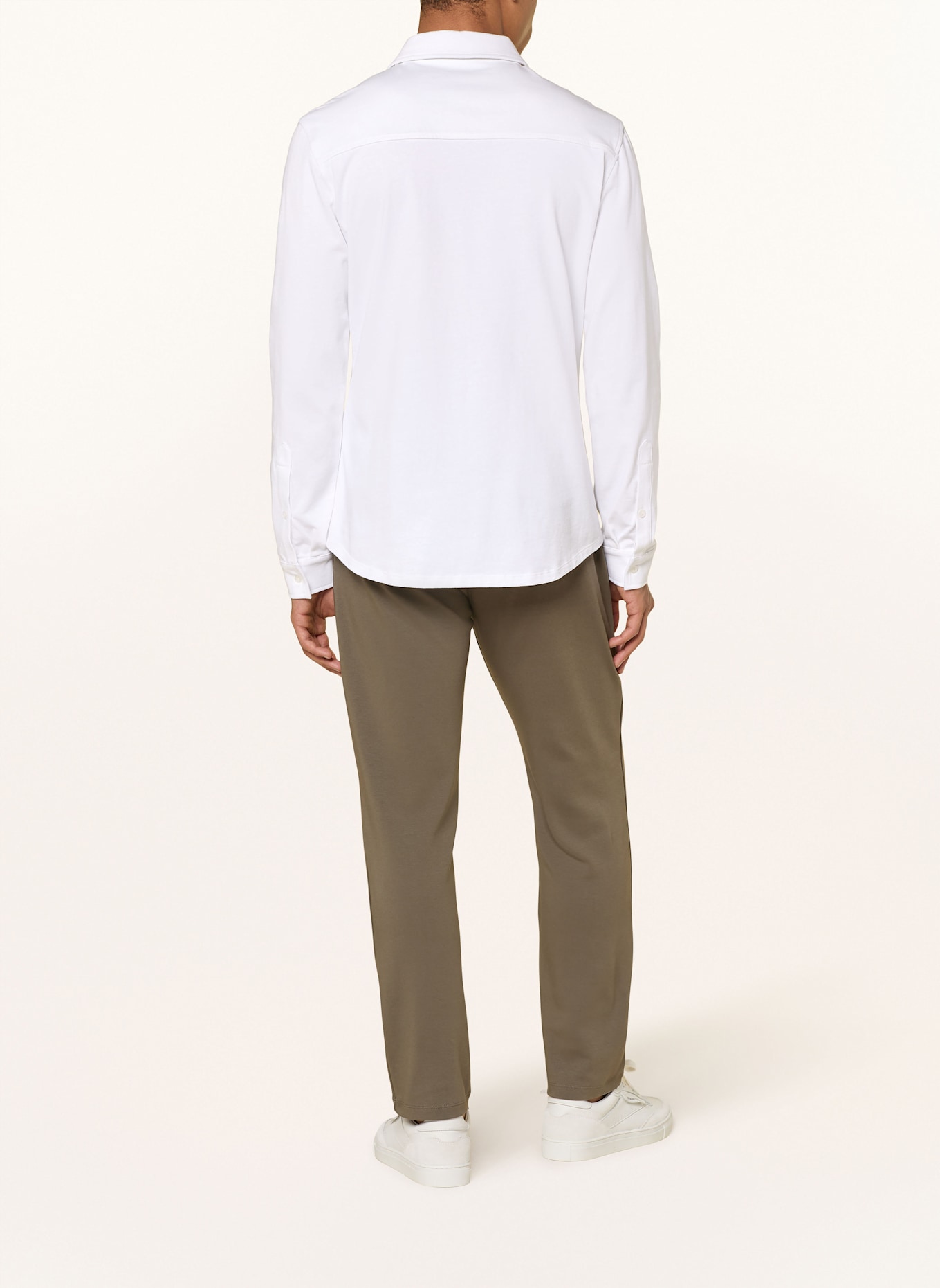 Juvia Jerseyhemd DORIAN Regular Fit: WEISS